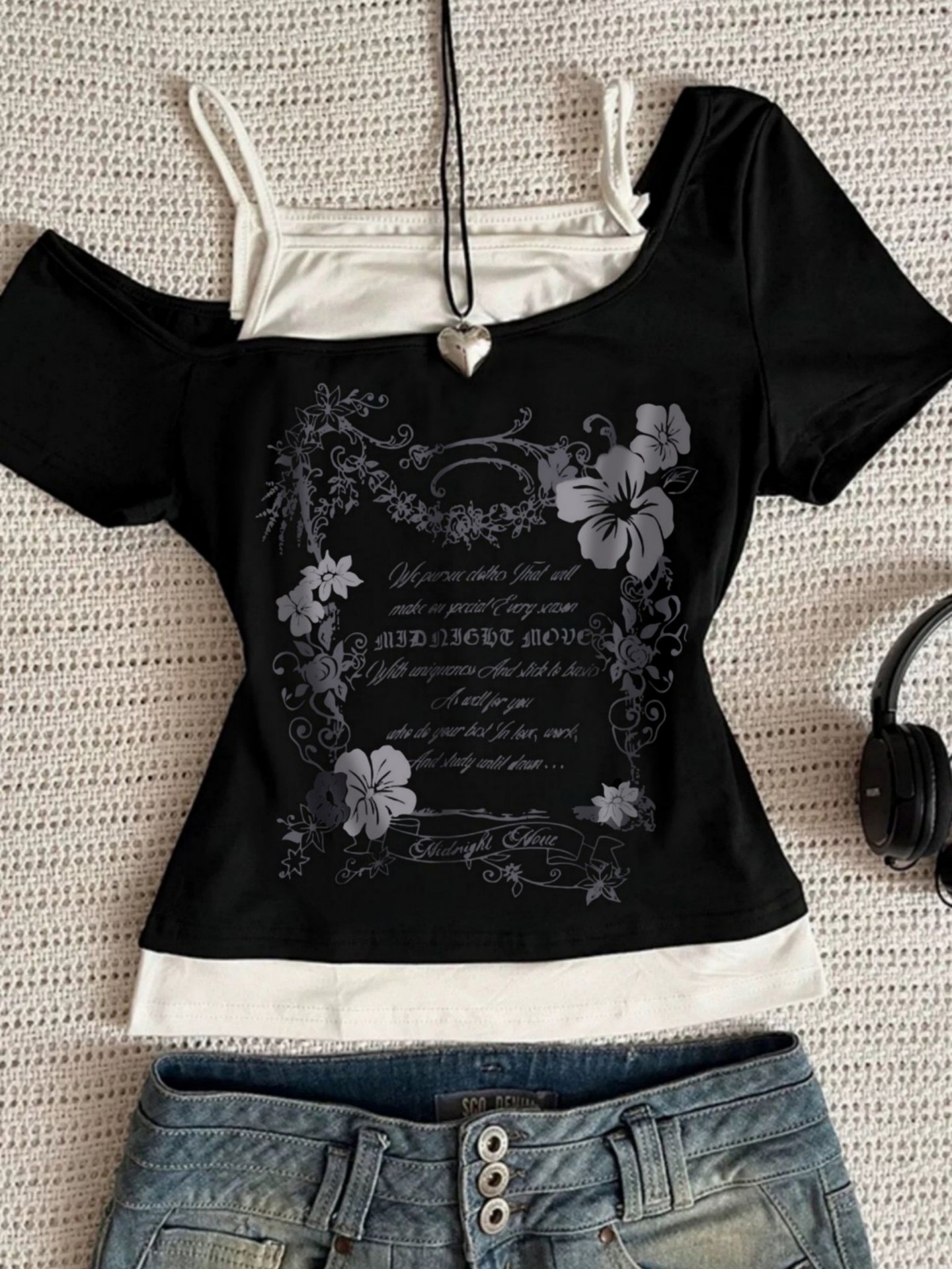Asymmetric Pullover T-Shirt