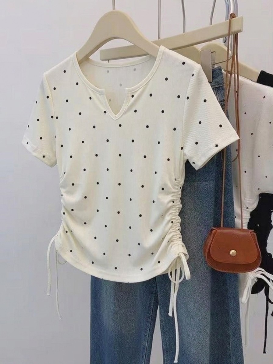 Drawstring Pullover T-Shirt