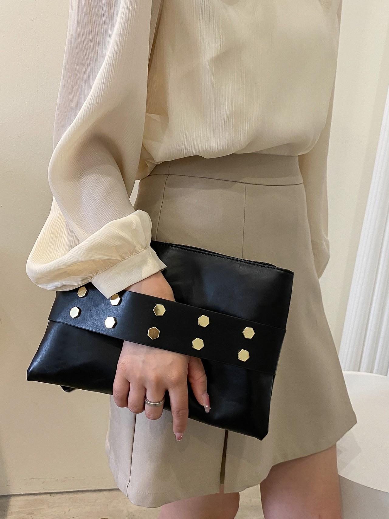 Studded Clutch