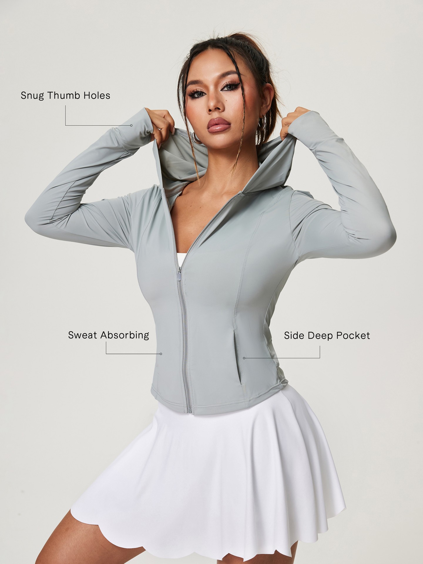Hooded Sports Jacket