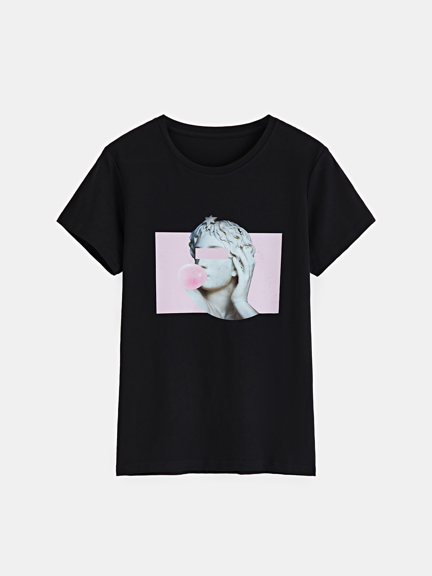 100% Cotton Printed Pullover T-Shirt