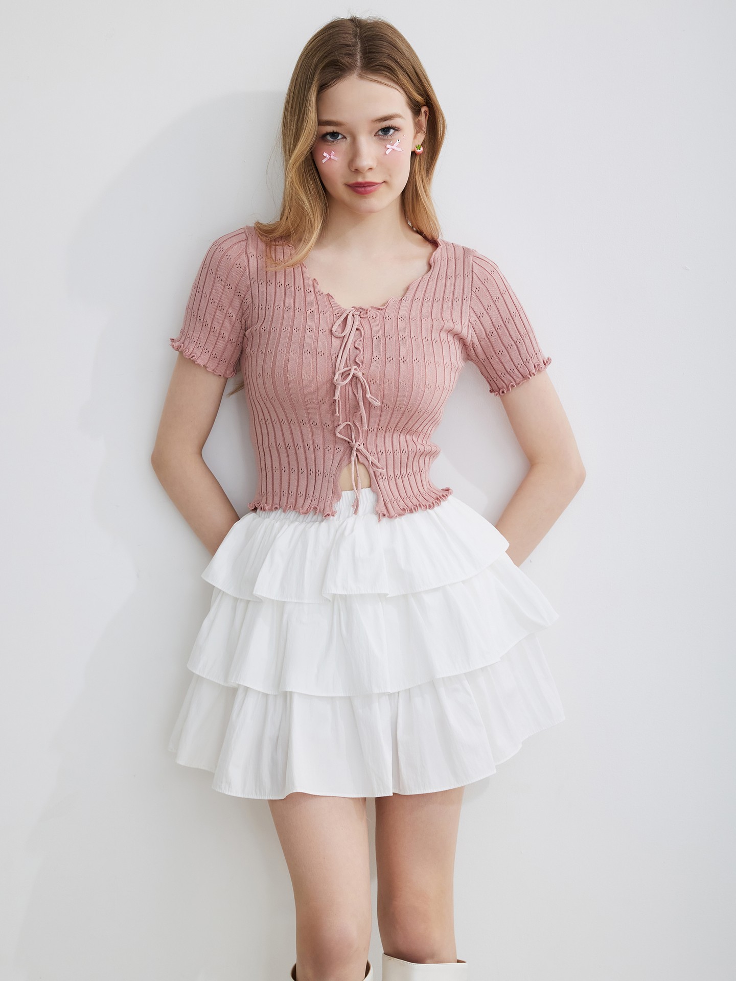 Openwork Knit Top