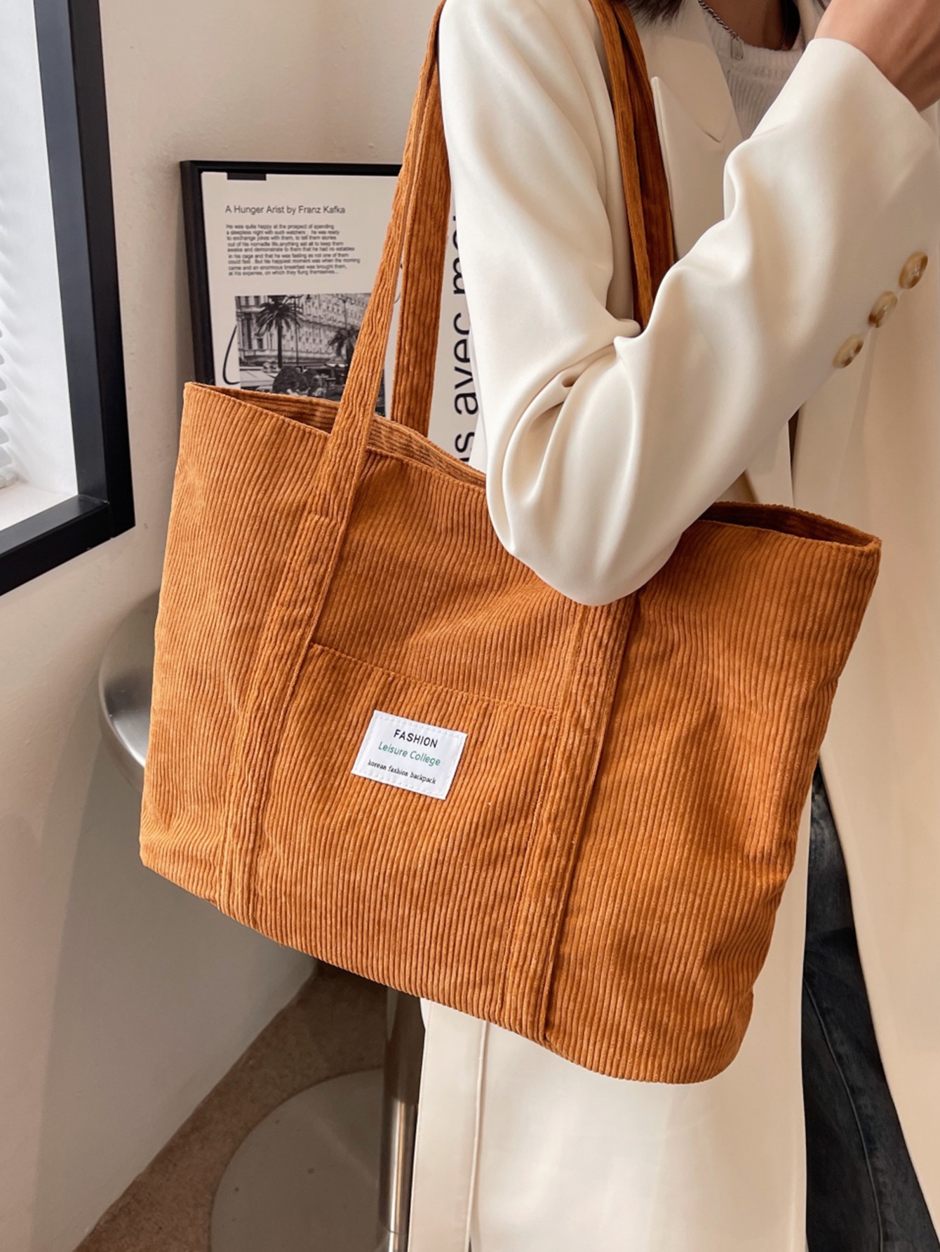 Patched Totes Bag