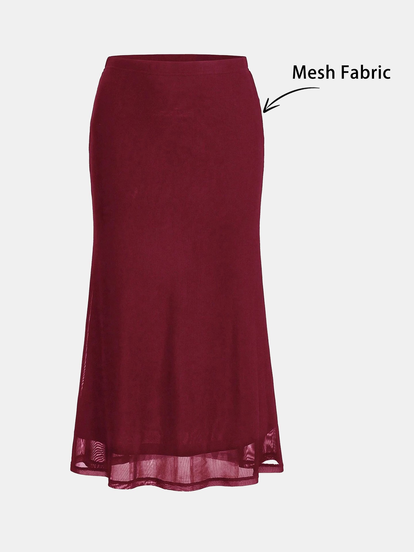 Mesh Mermaid Skirt