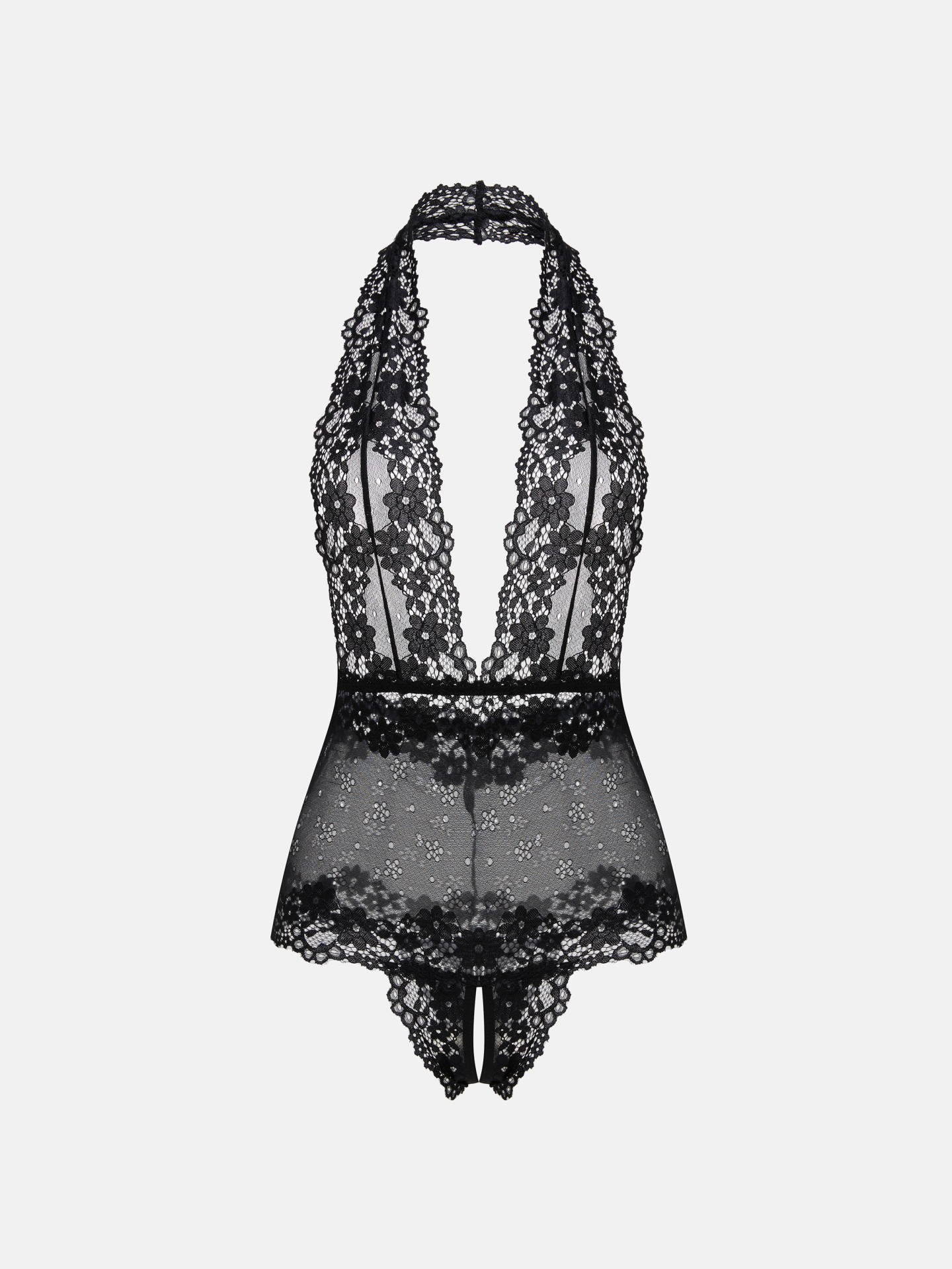 Halter Neck Lace Lingerie