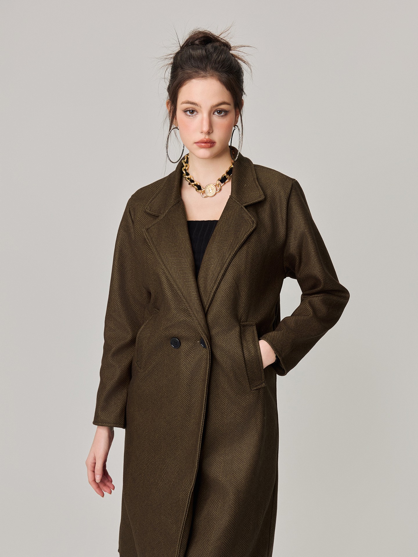 Overcoat with Pocket