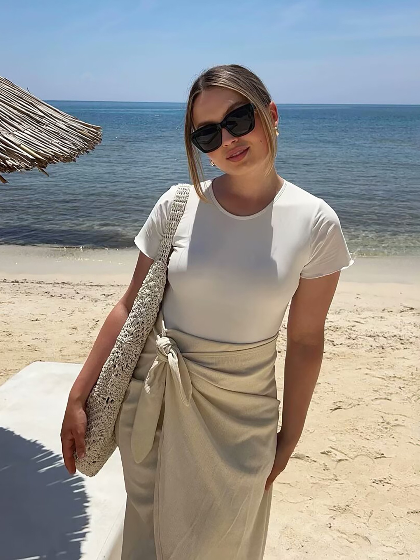 Tied Wrap Skirt