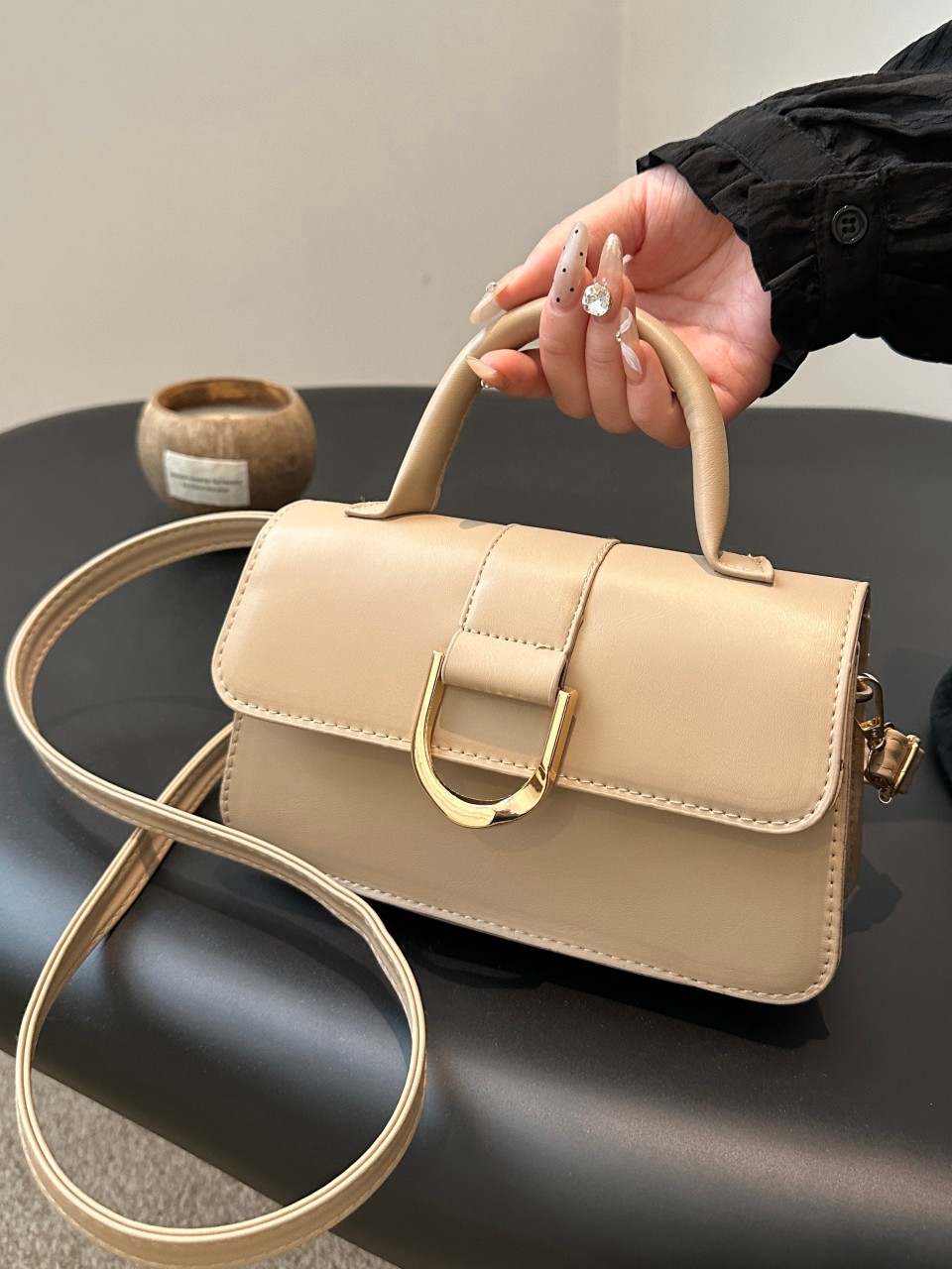 Solid Crossbody Bag