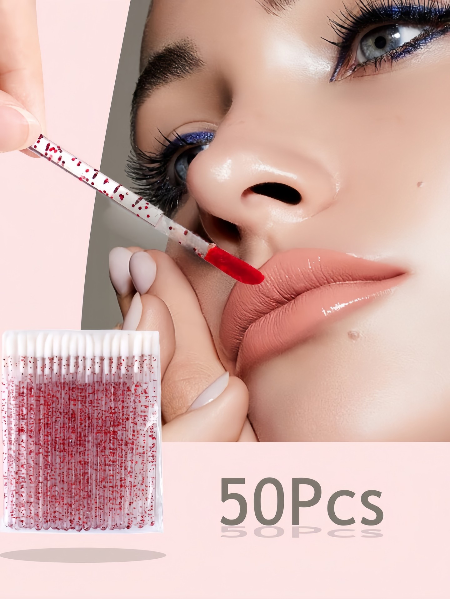 50Pcs Muti- Function Lip Brush