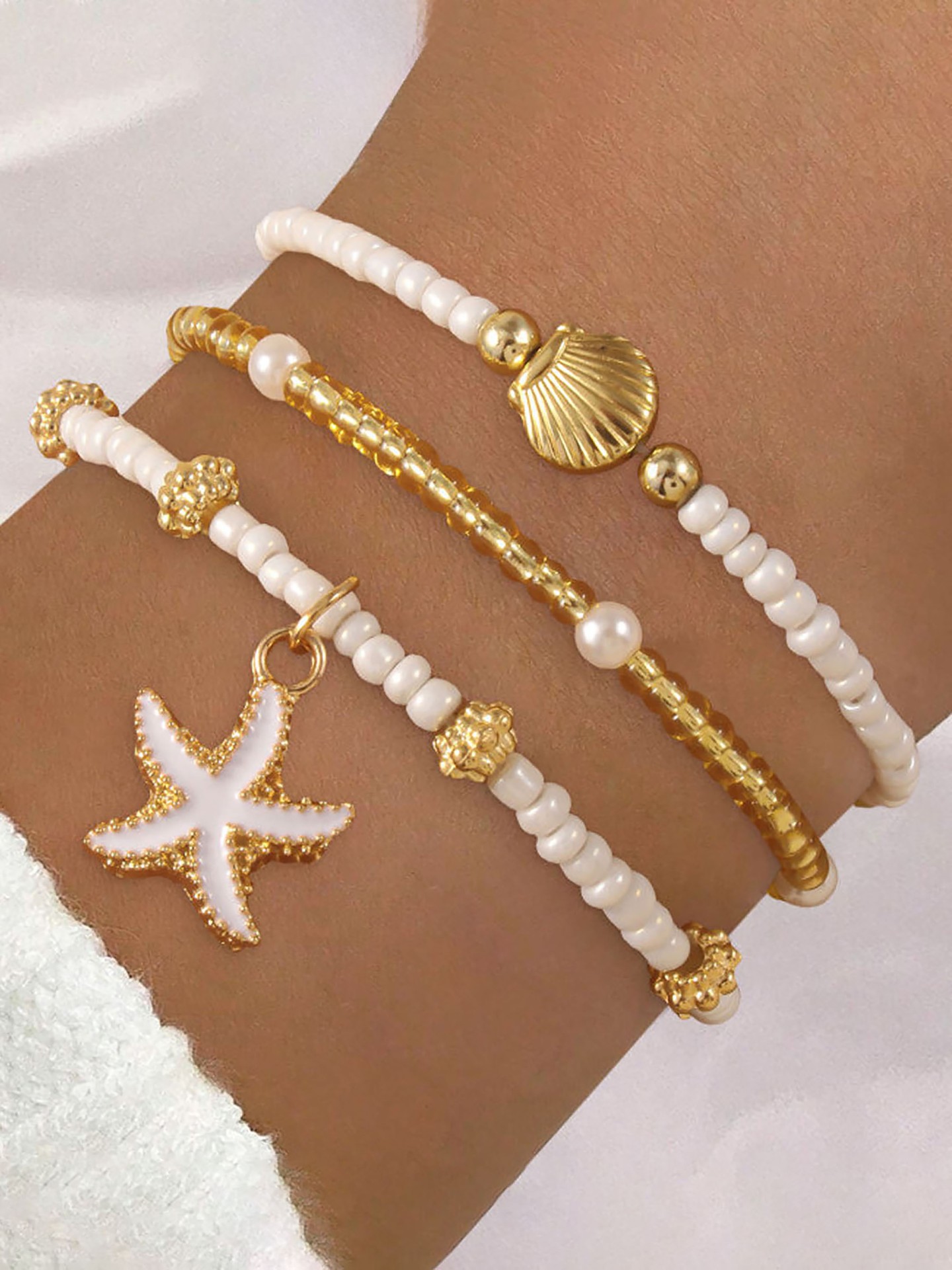 Starfish Bracelet Set