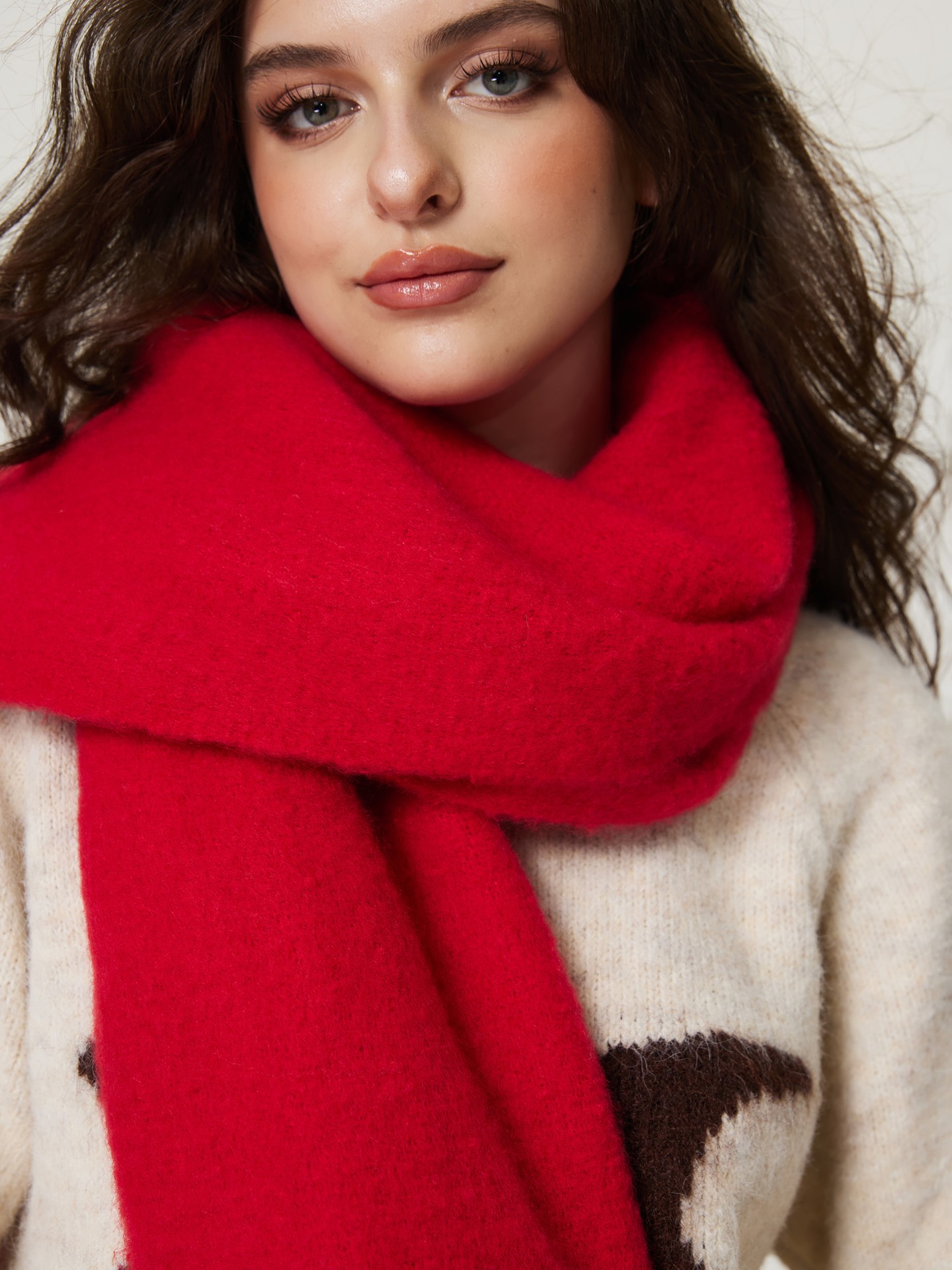 Mikasa Style Solid Scarf