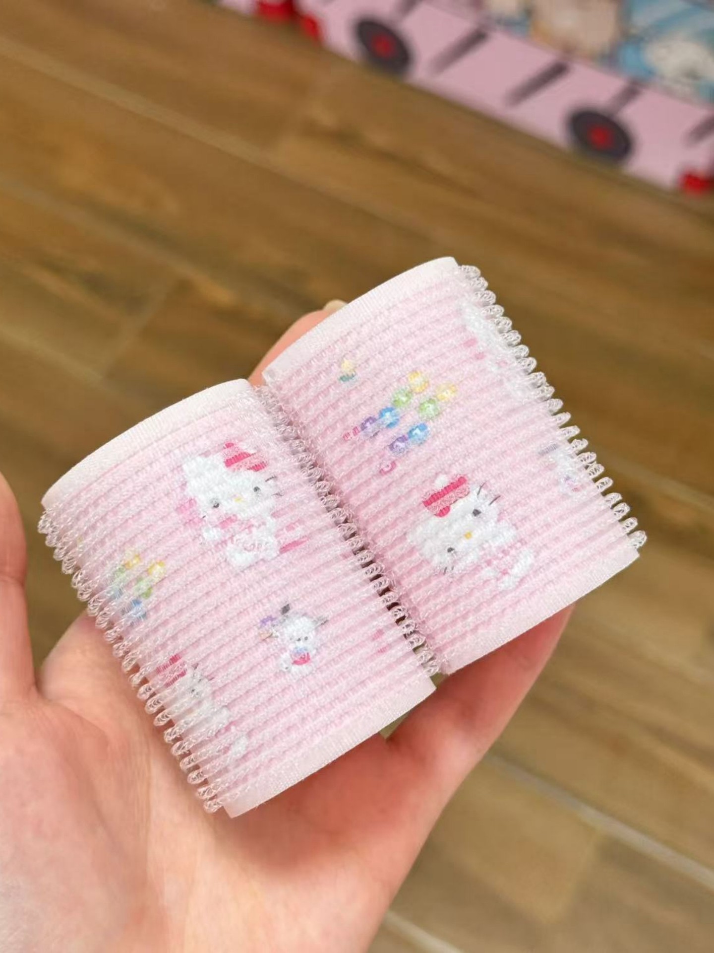 2pcs Animal Print Hair Roller