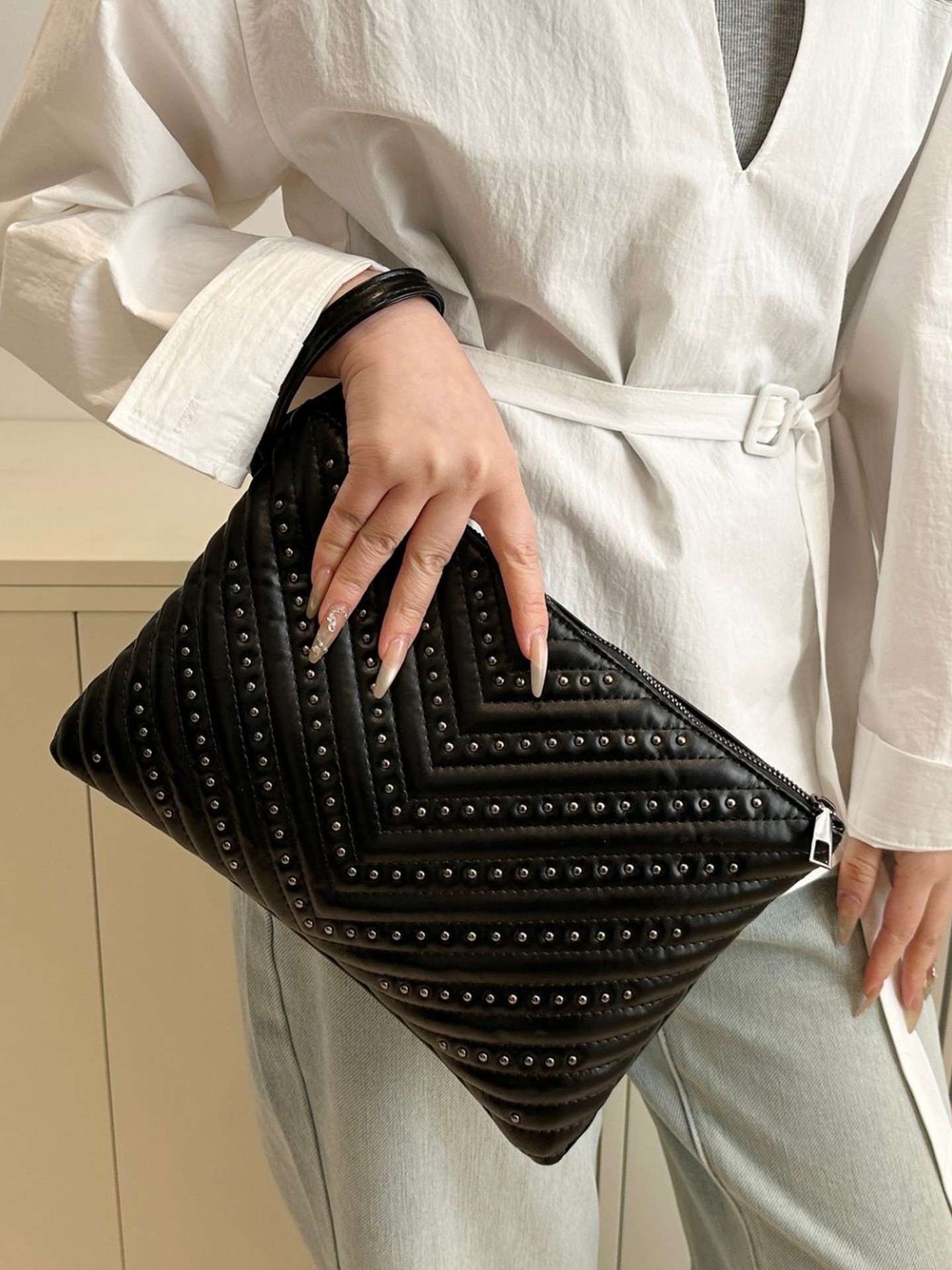 Decorative Stitch Clutch