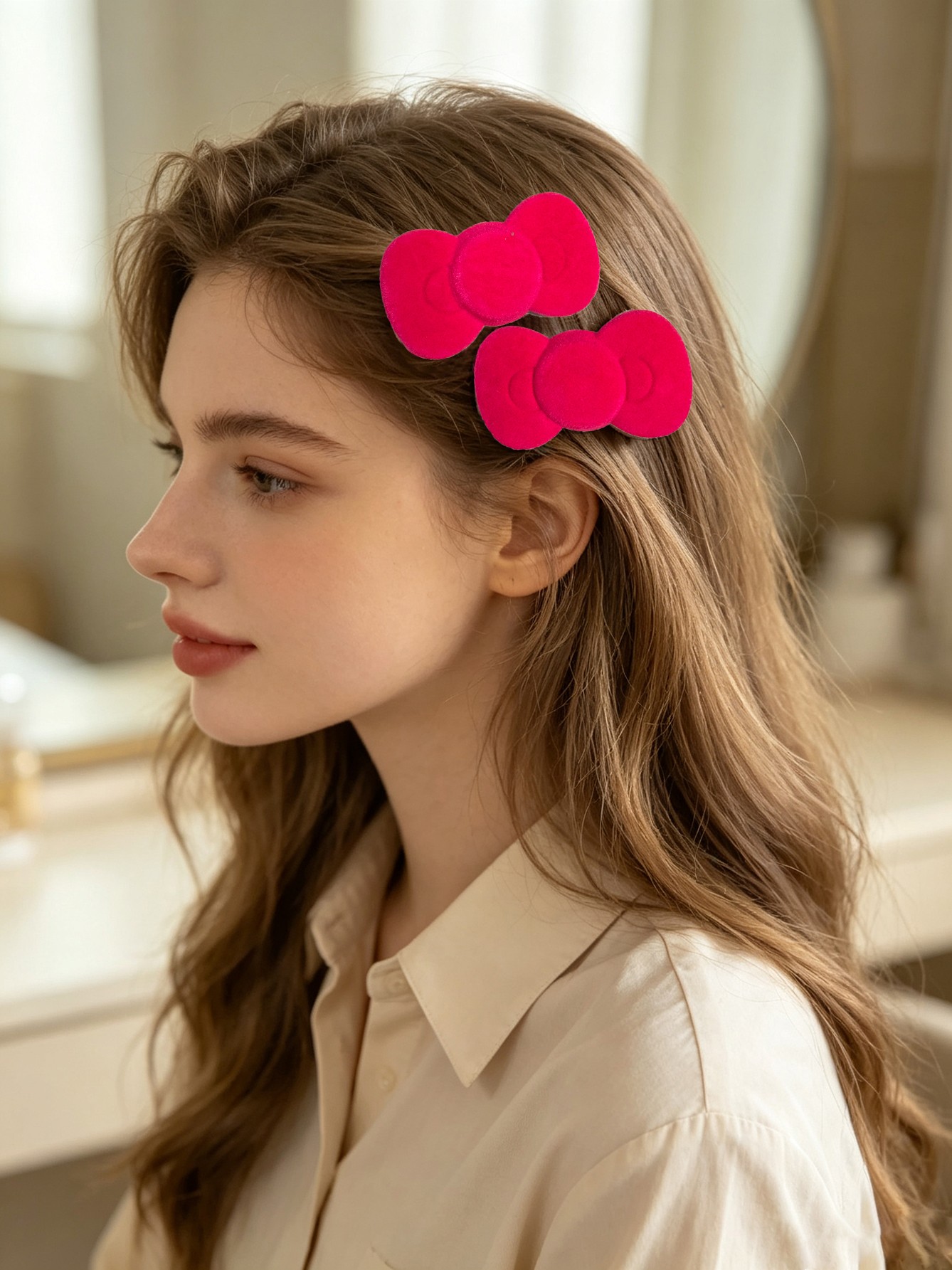 2pcs Bow Hair Clip
