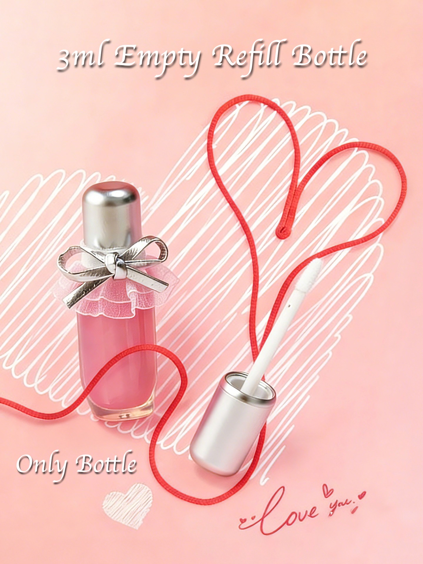 Bow&Lace Empty Refill Bottle