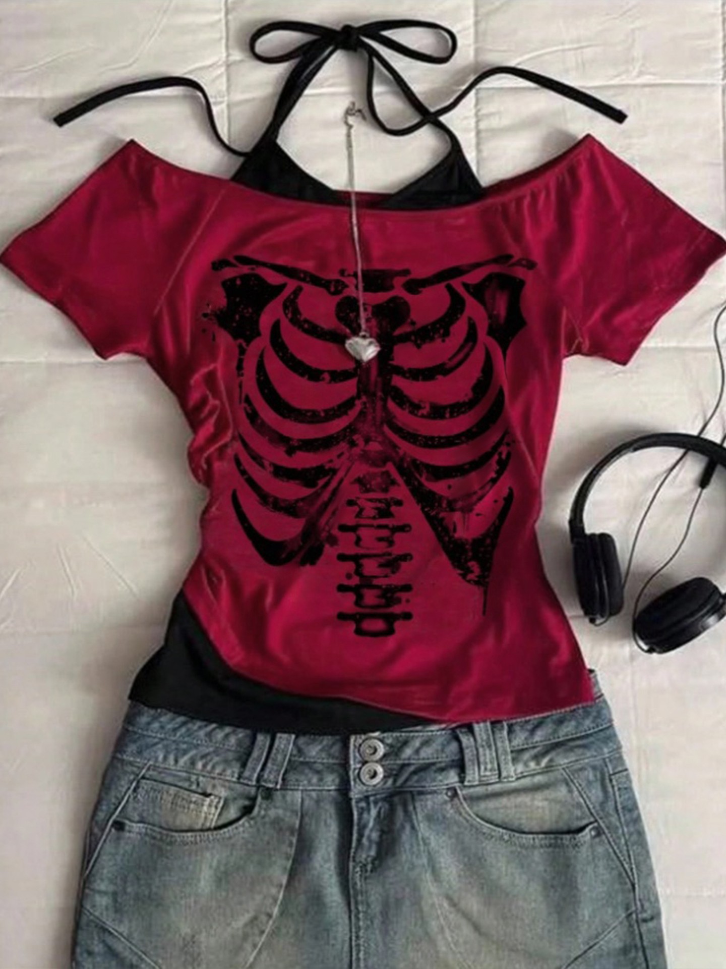 Tie Up Pullover T-Shirt
