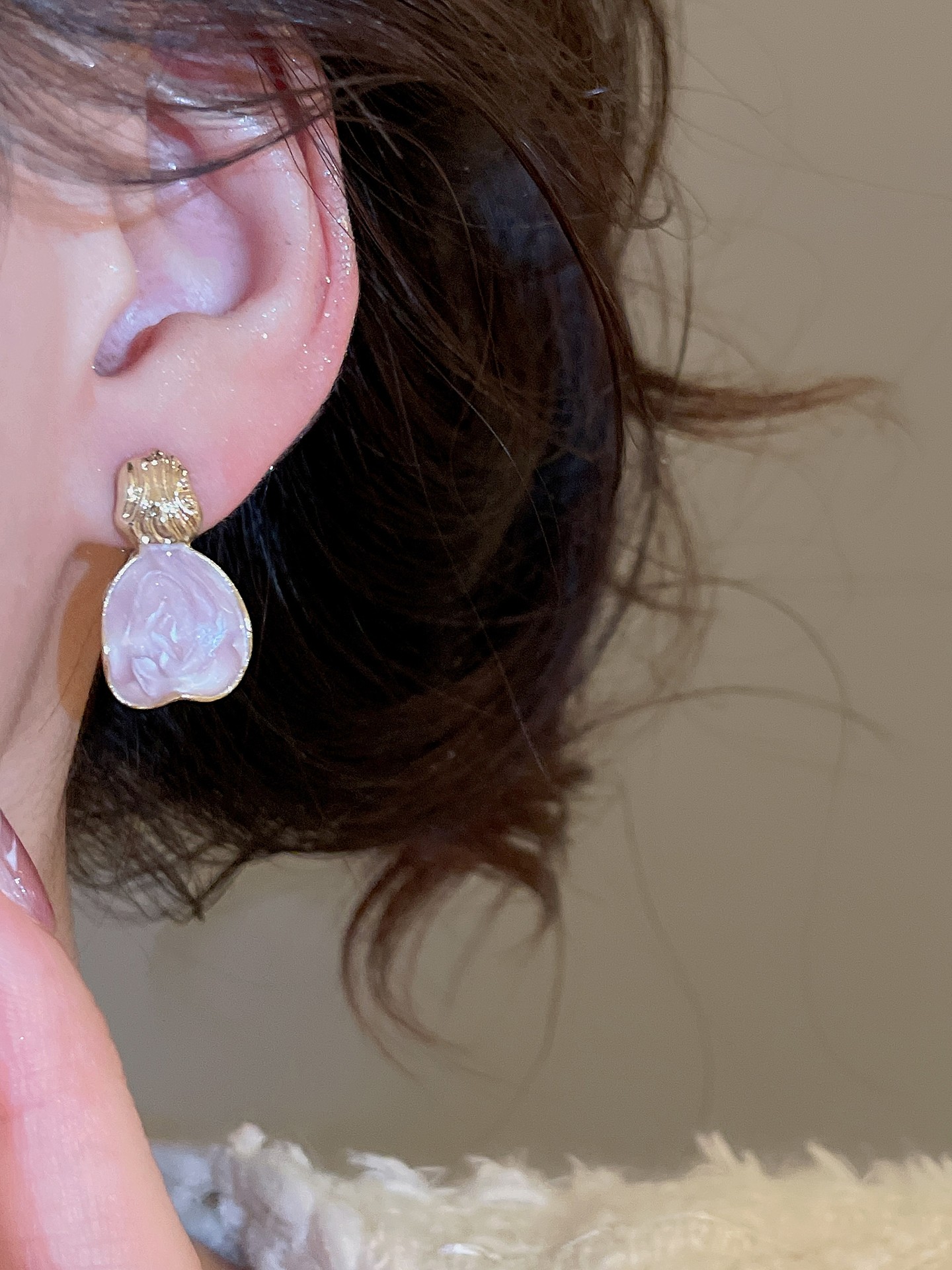Texture Dangle Earrings