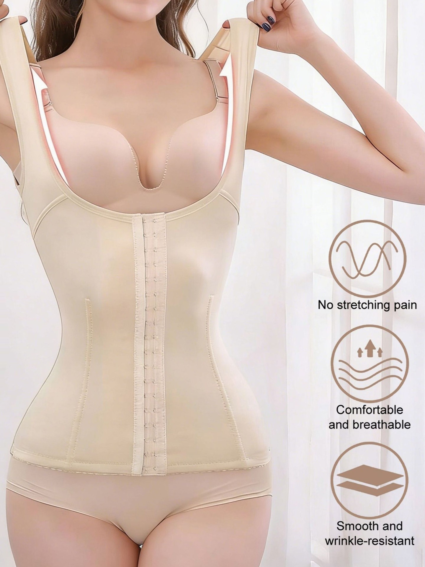 Snatched Waist Breathable Mesh Corset