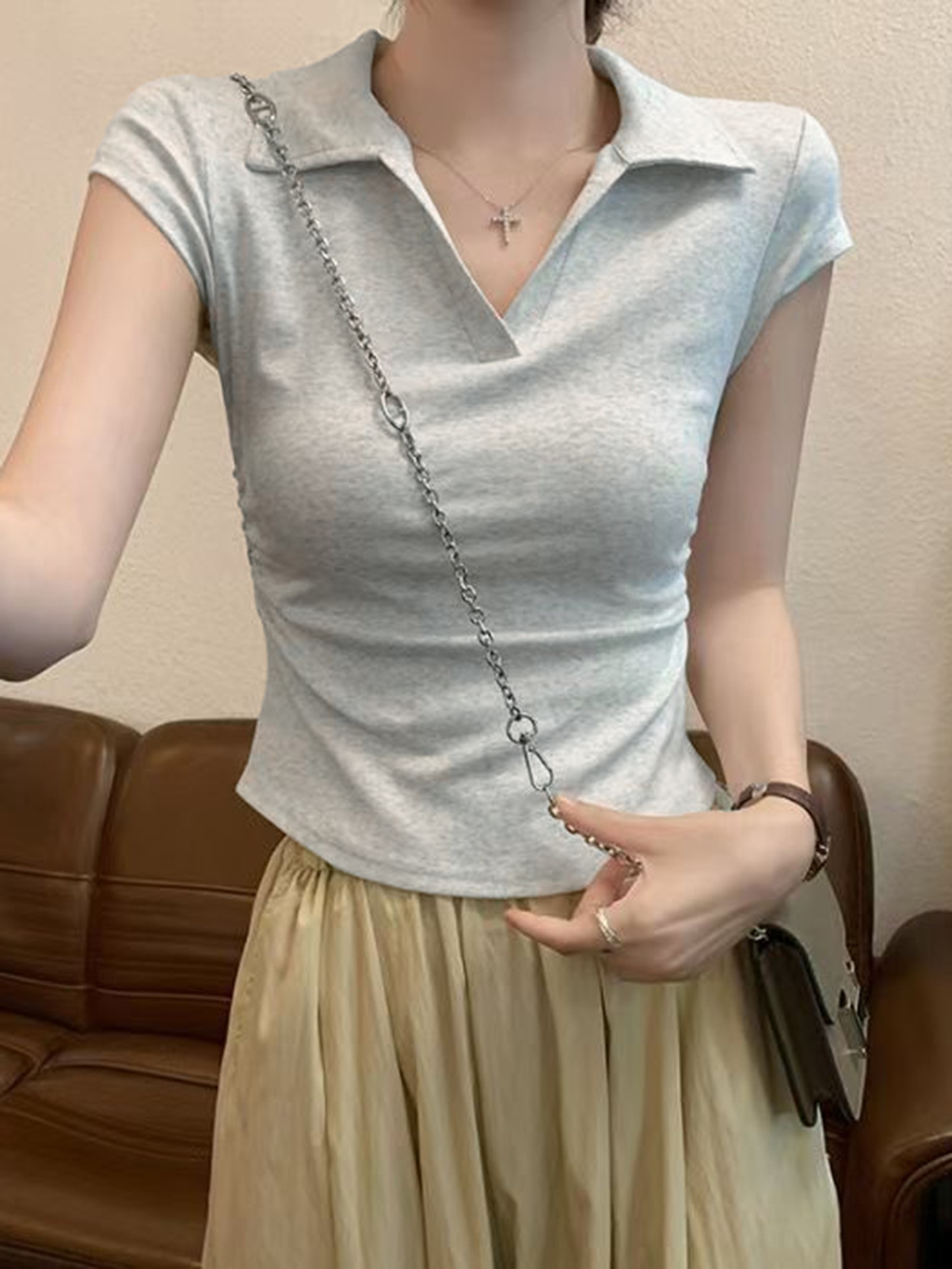 Half Placket T-Shirt
