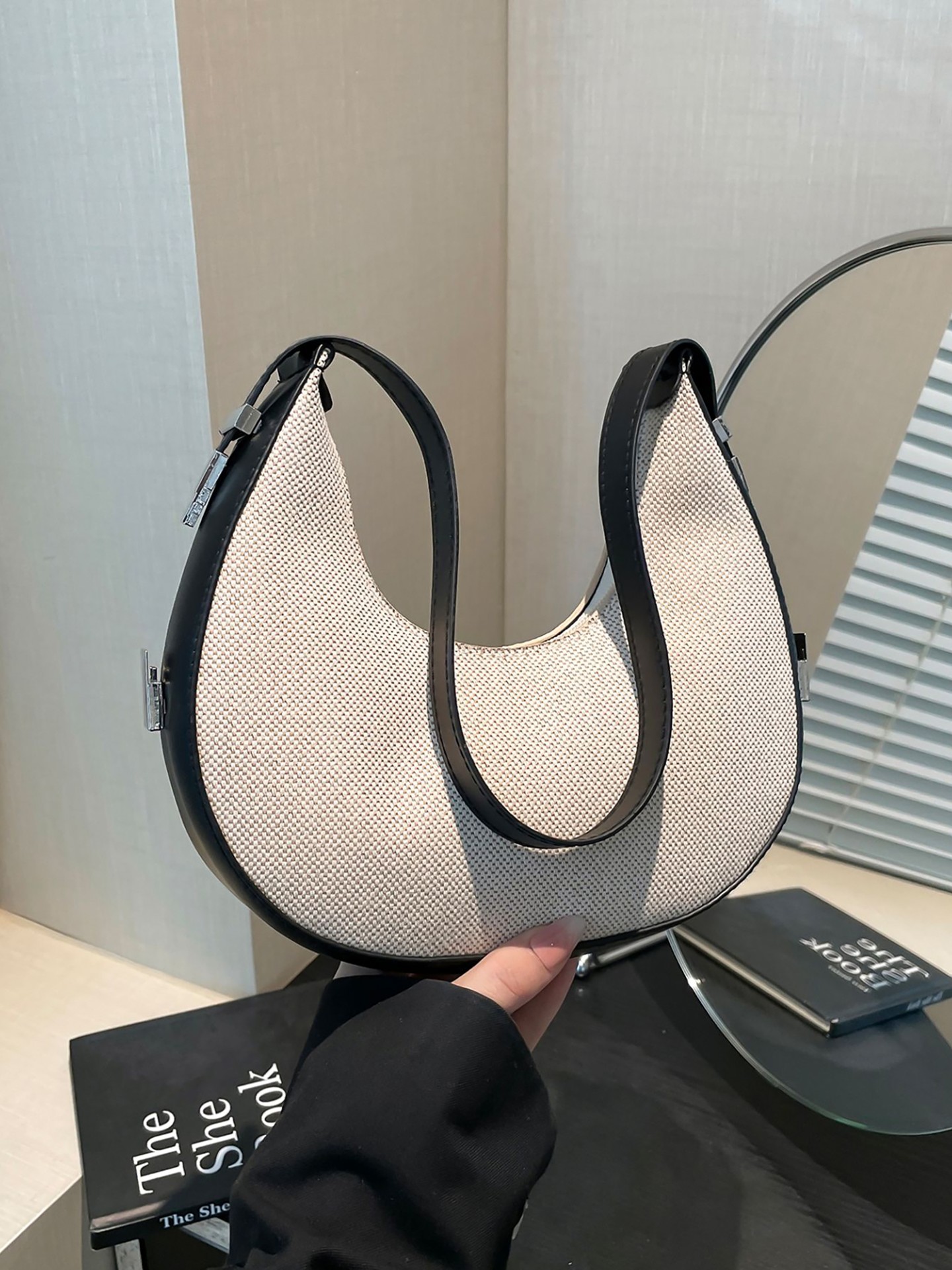 Adjustable Buckle Shoulder Bag