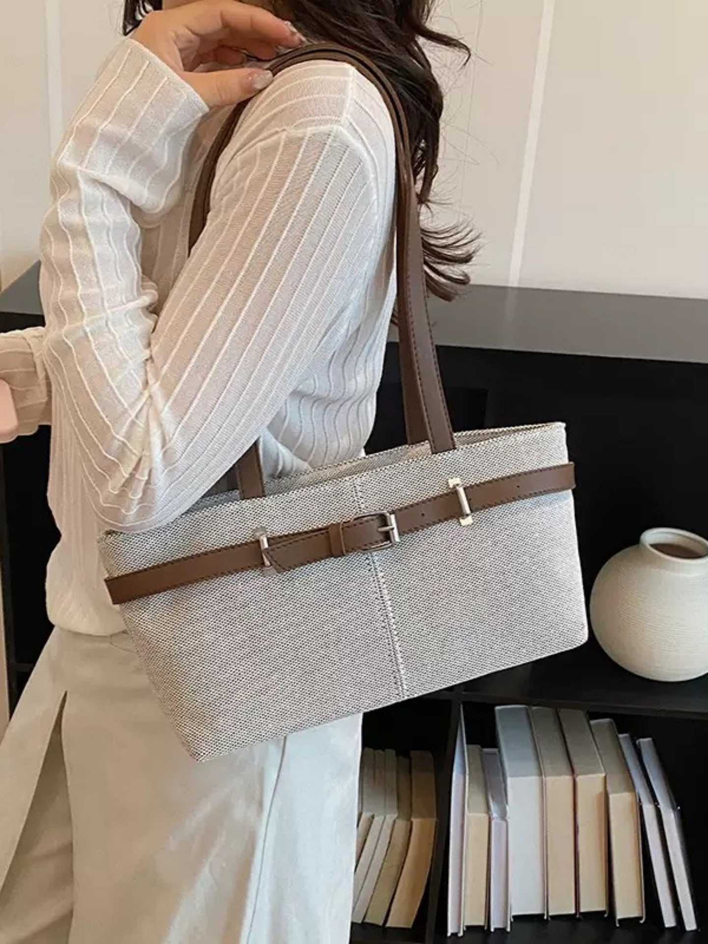 Adjustable Buckle Totes Bag