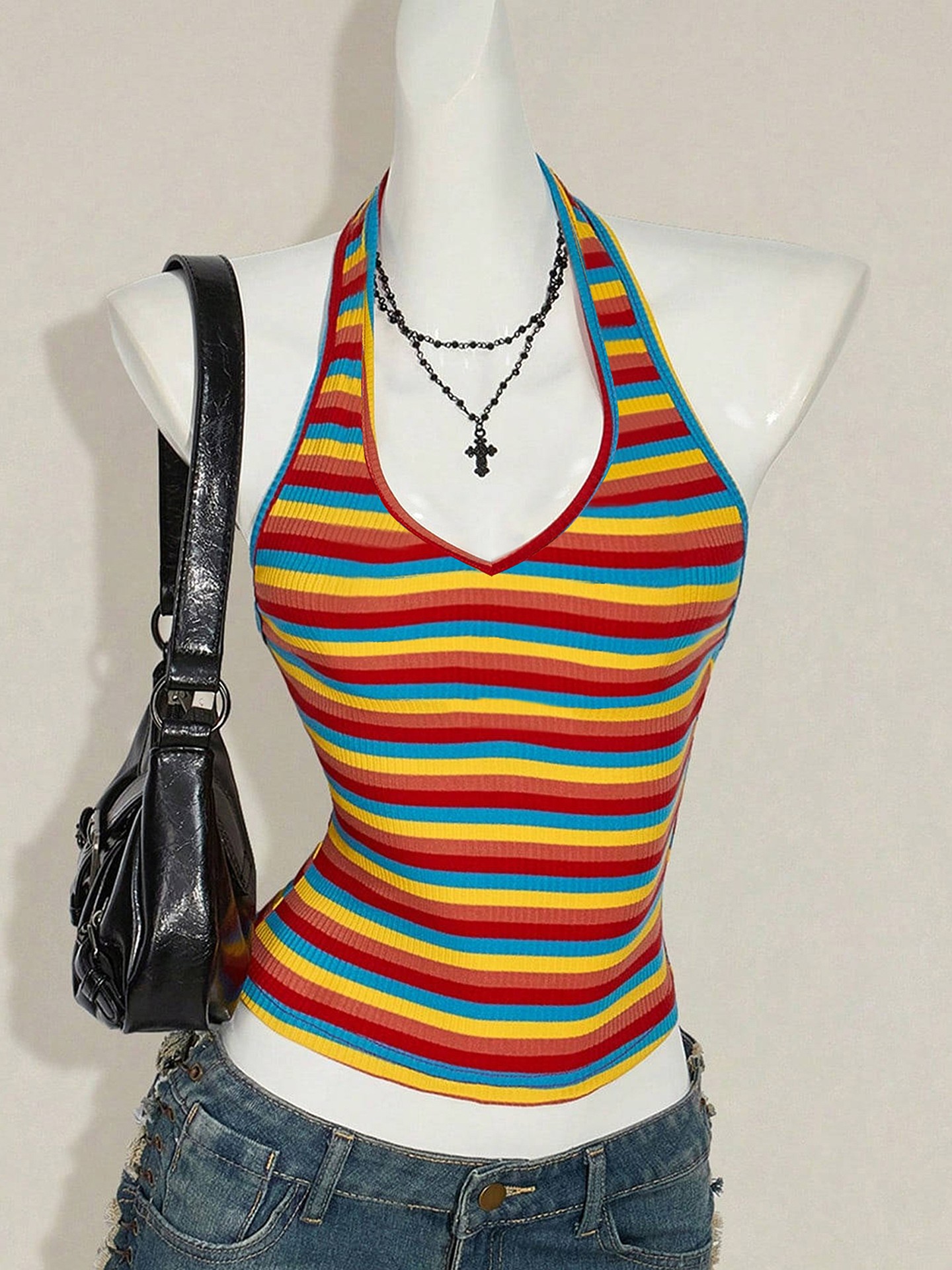 Backless Halter Top