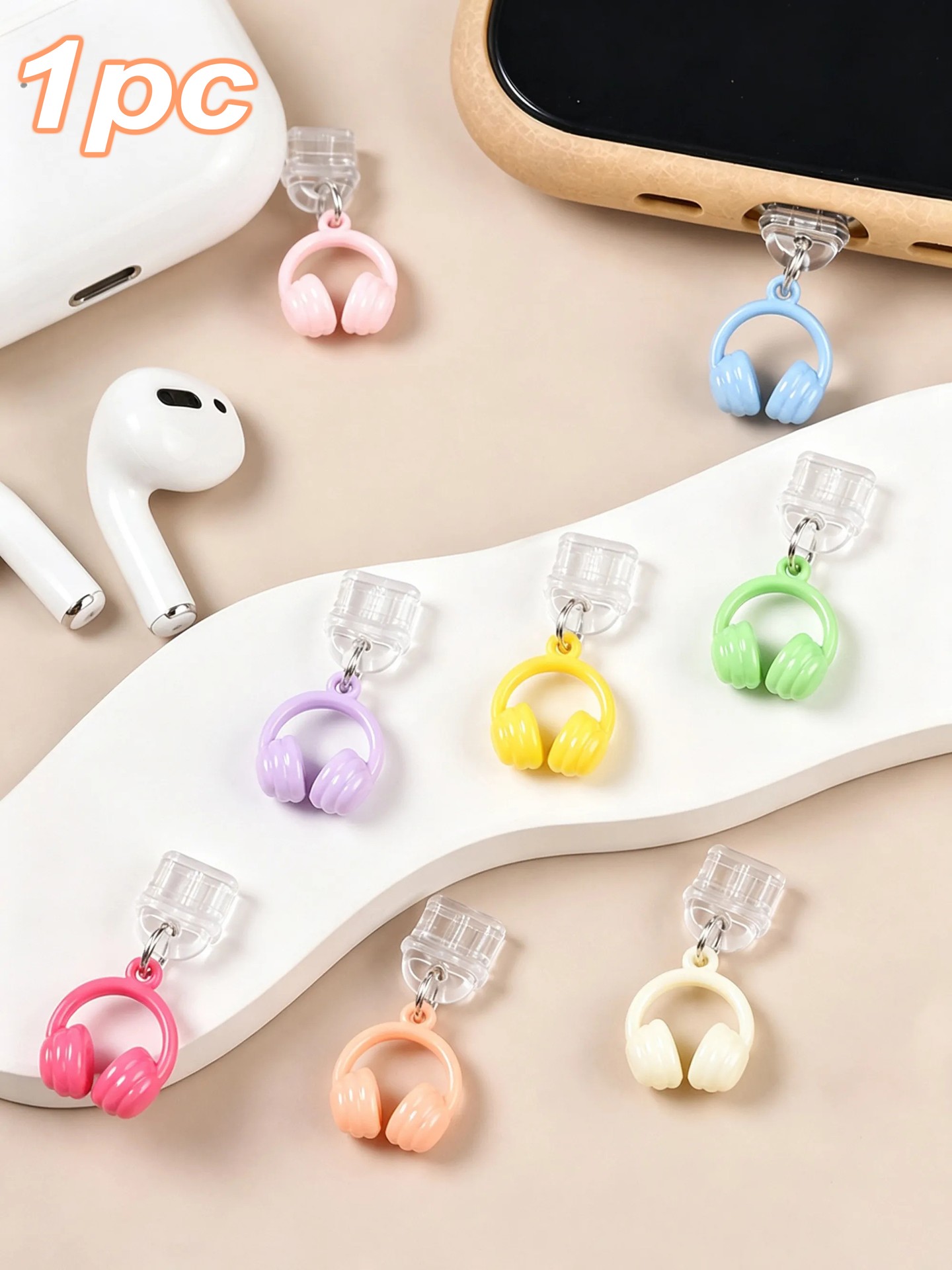 Headphone Shape Dust Plug