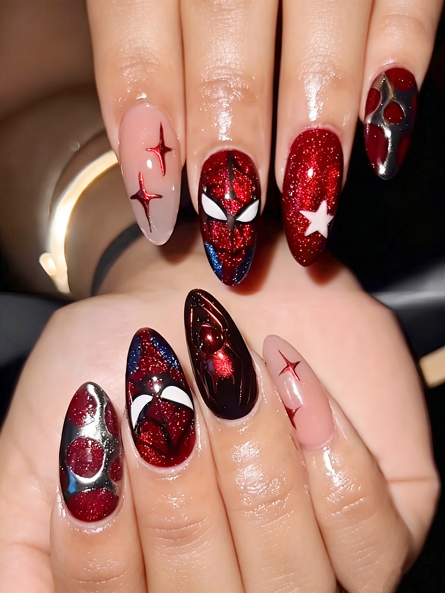 Mirror Surface Artificial Nails