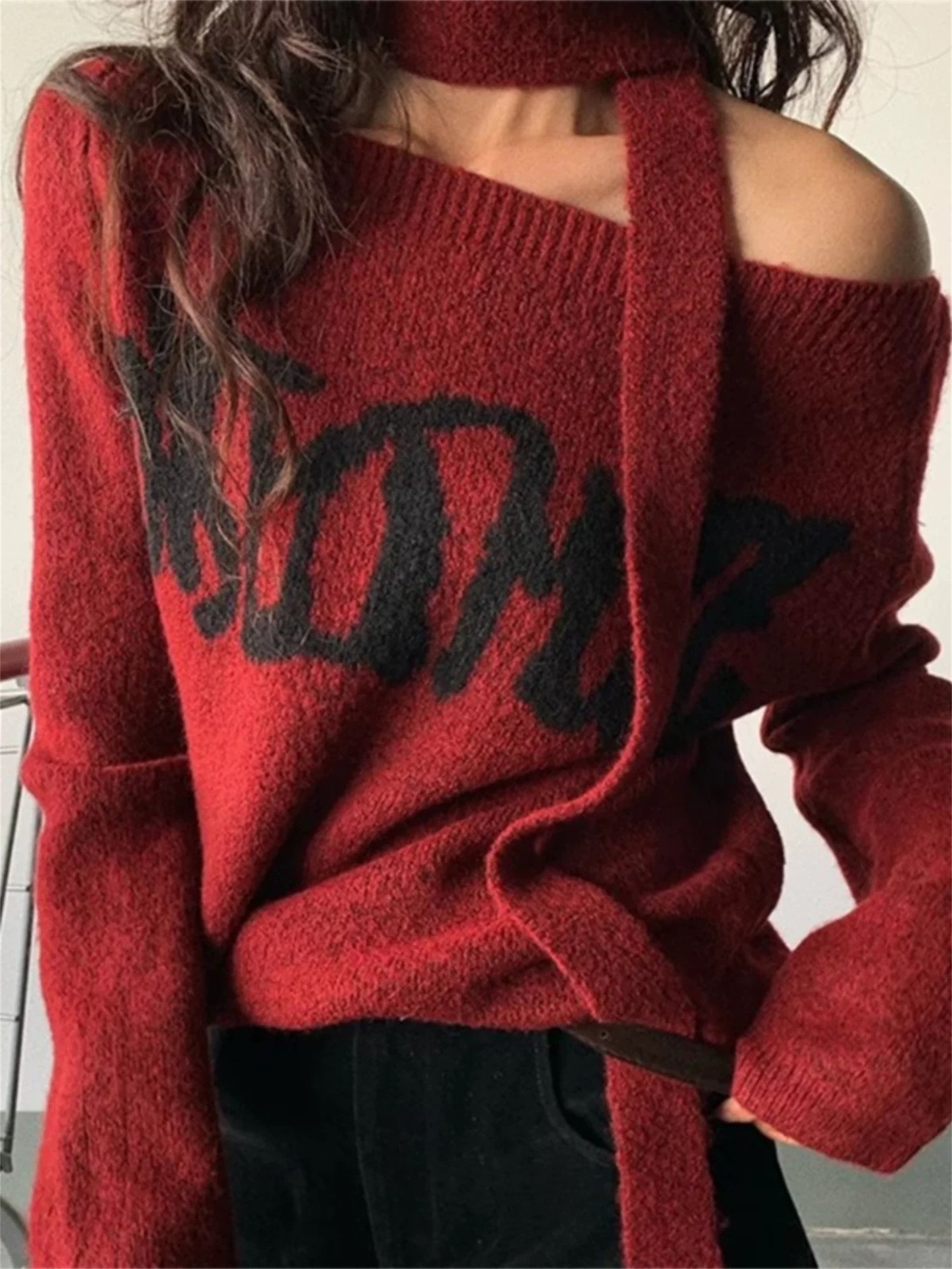 Sash Knit Pullover
