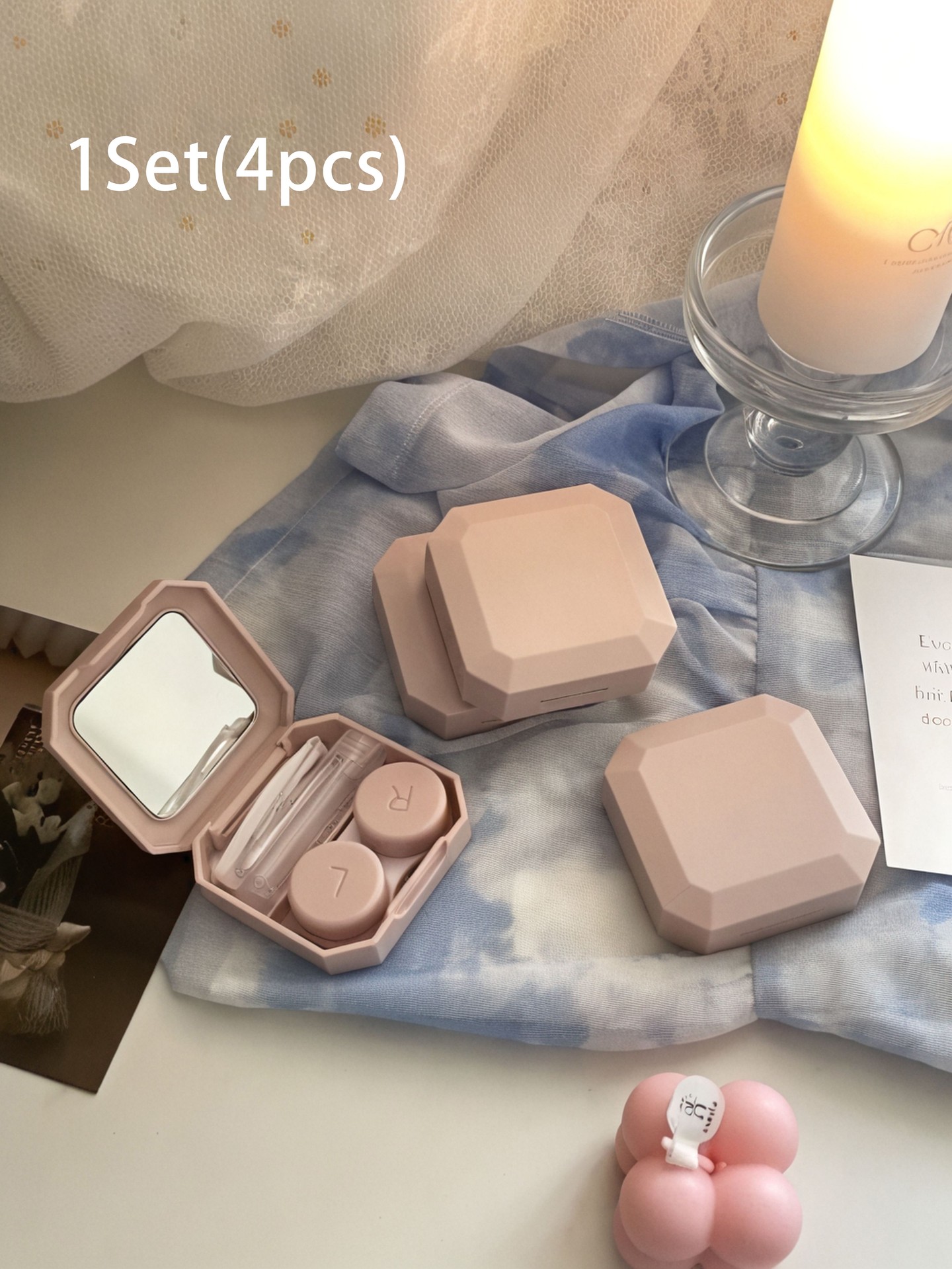 1Set(4pcs) Contact Lens Cases
