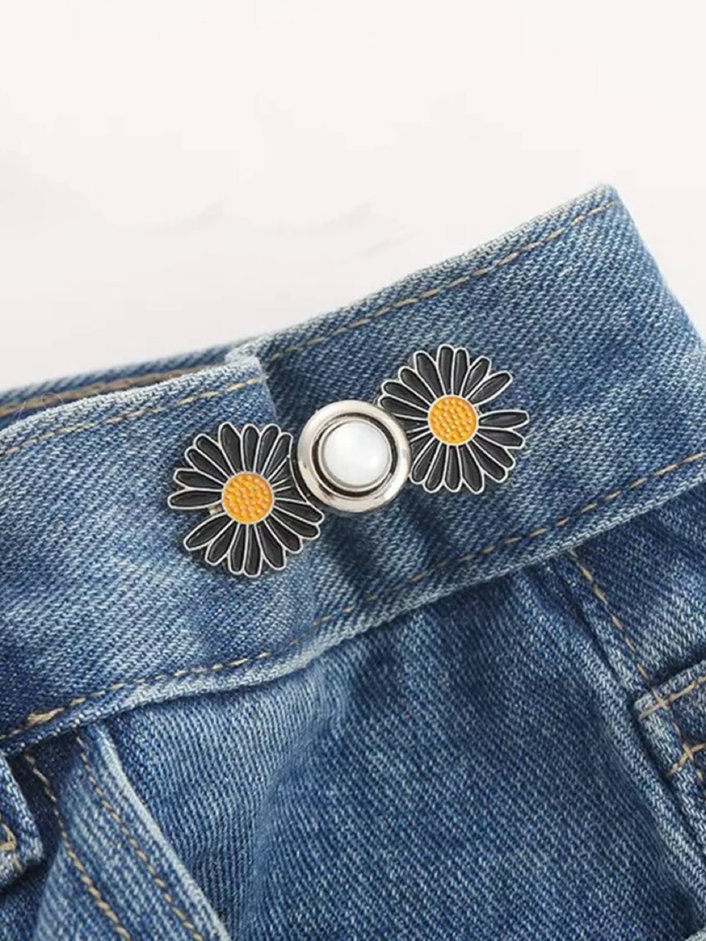 2pairs Flowers Clothing adjuster