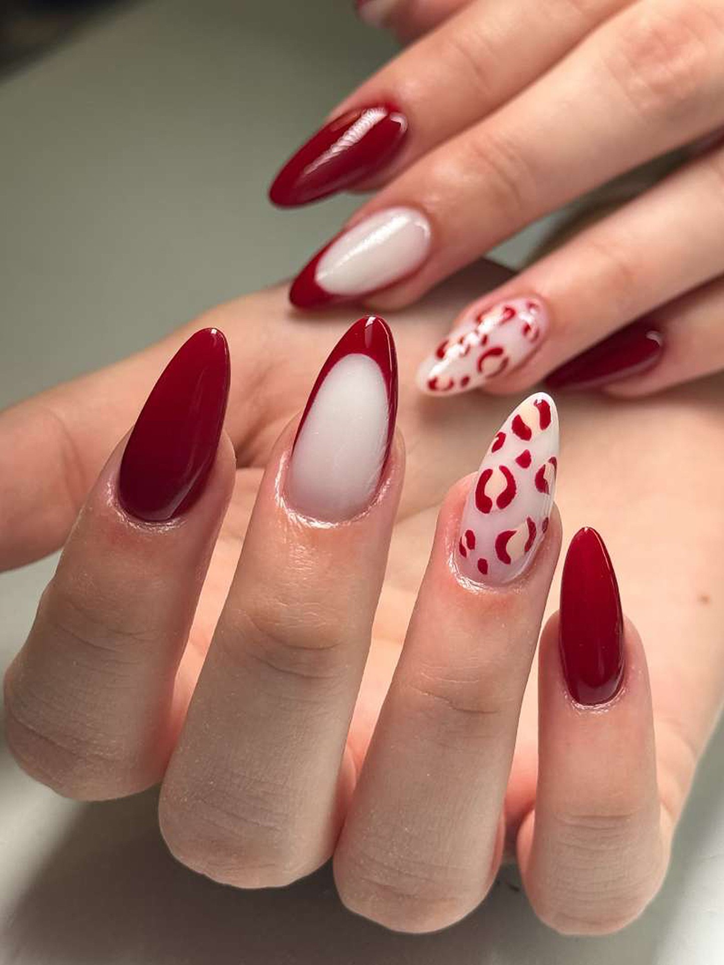 Leopard print Artificial Nails