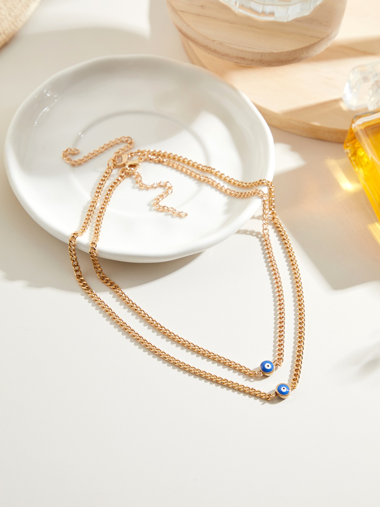 Eyes Artificial Jewellery - Necklace Set