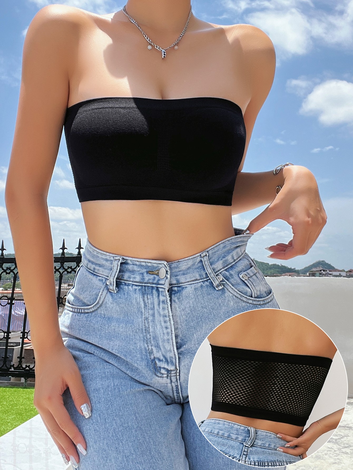 Cutout Bandeau Bra