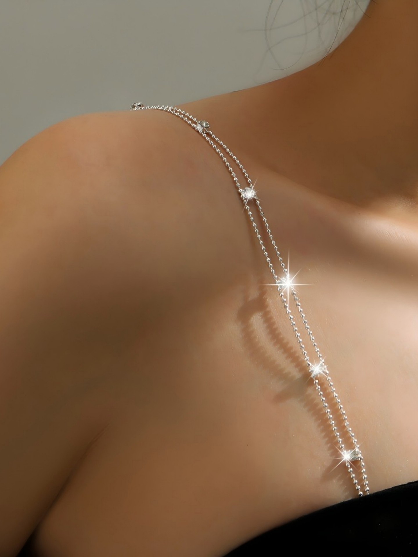Rhinestone Bra Strap