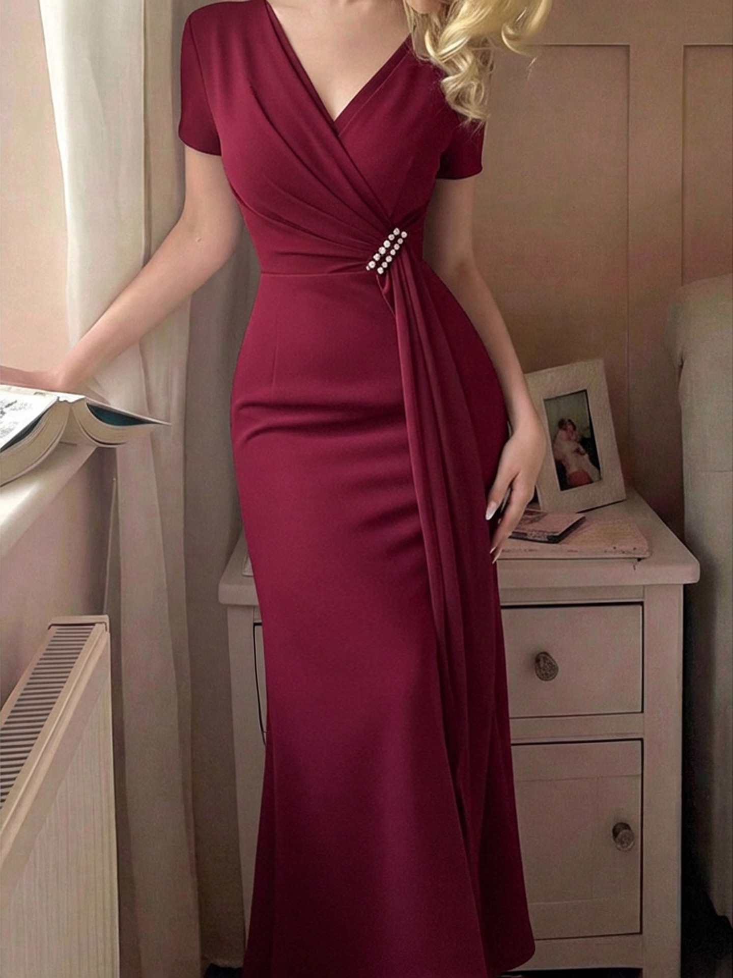Sash A-Line Dress