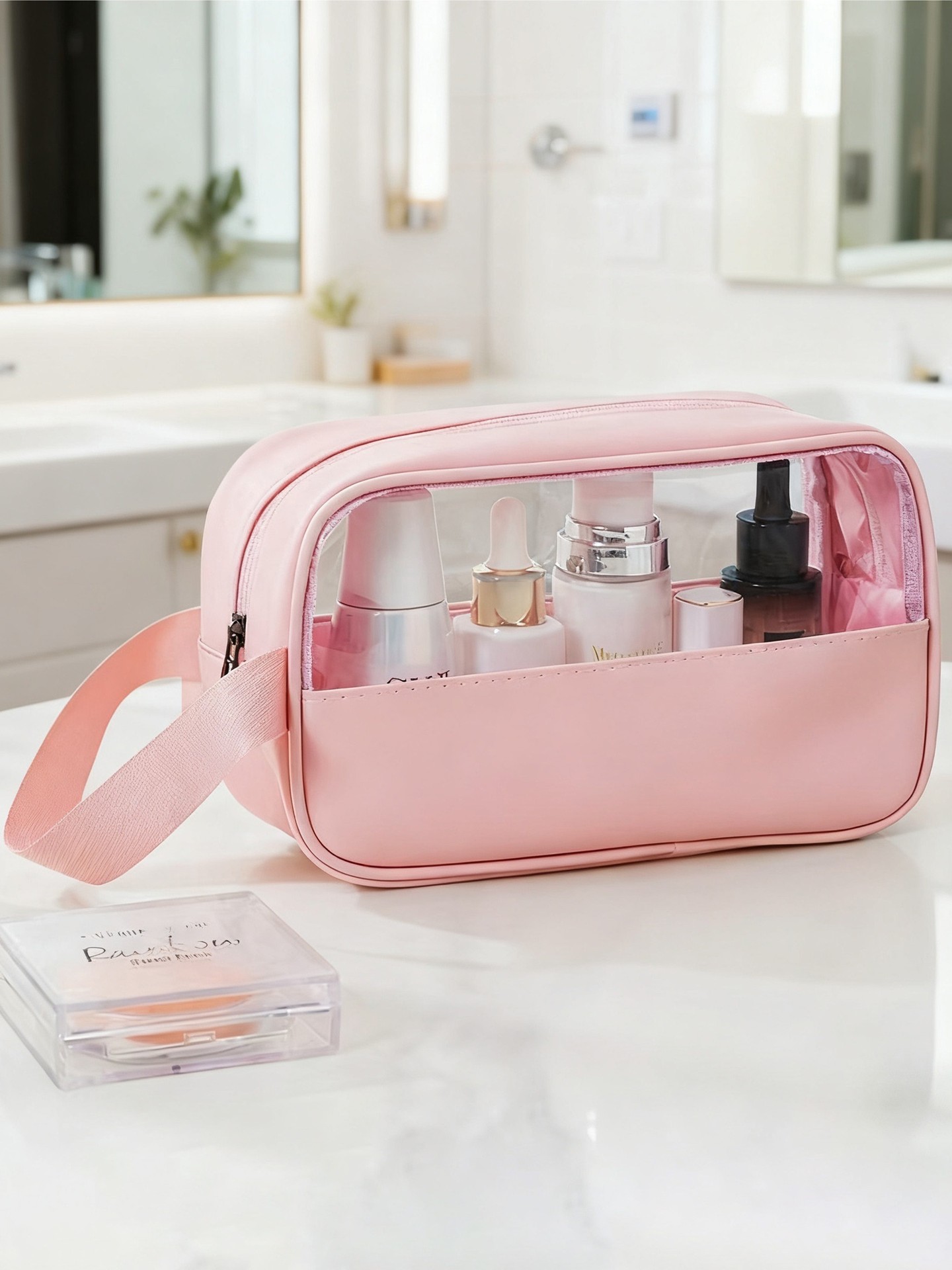 Color Block Toiletry Bags