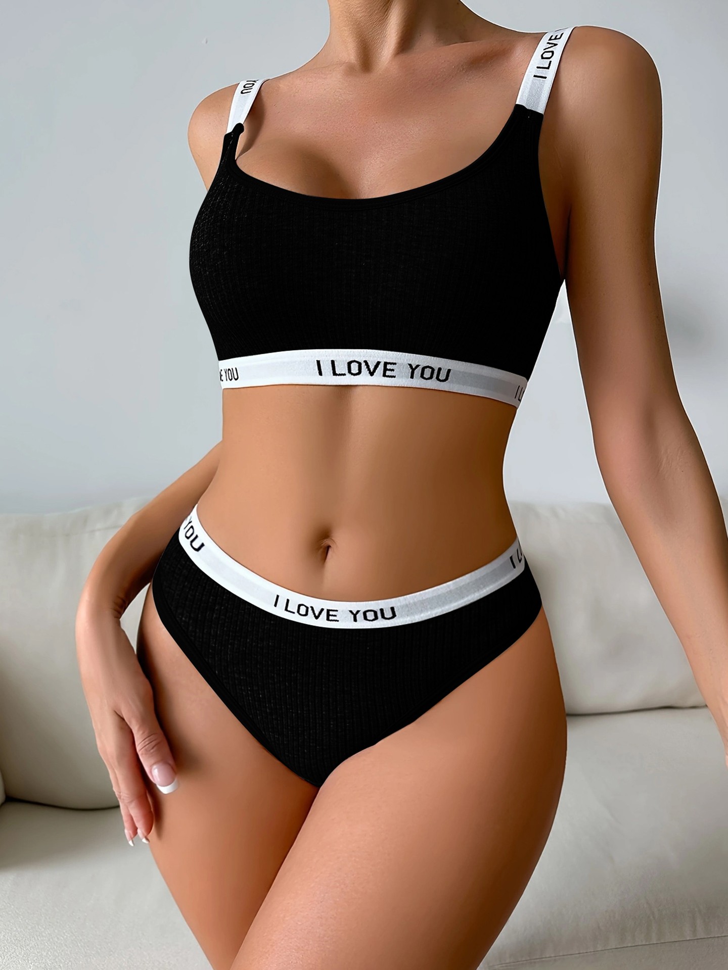Ribbon Bra & Panty Set