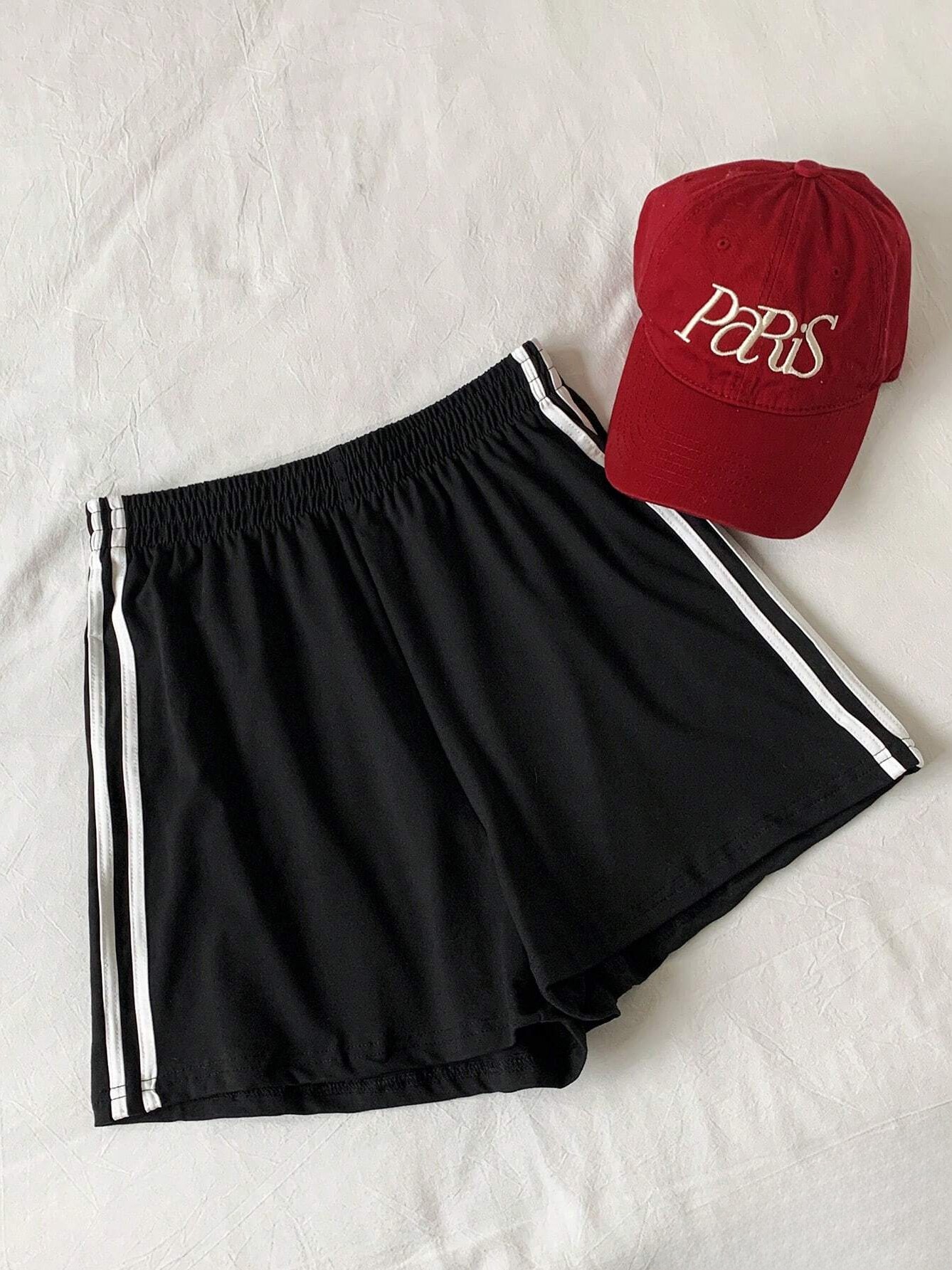 Elastic A-Line Shorts