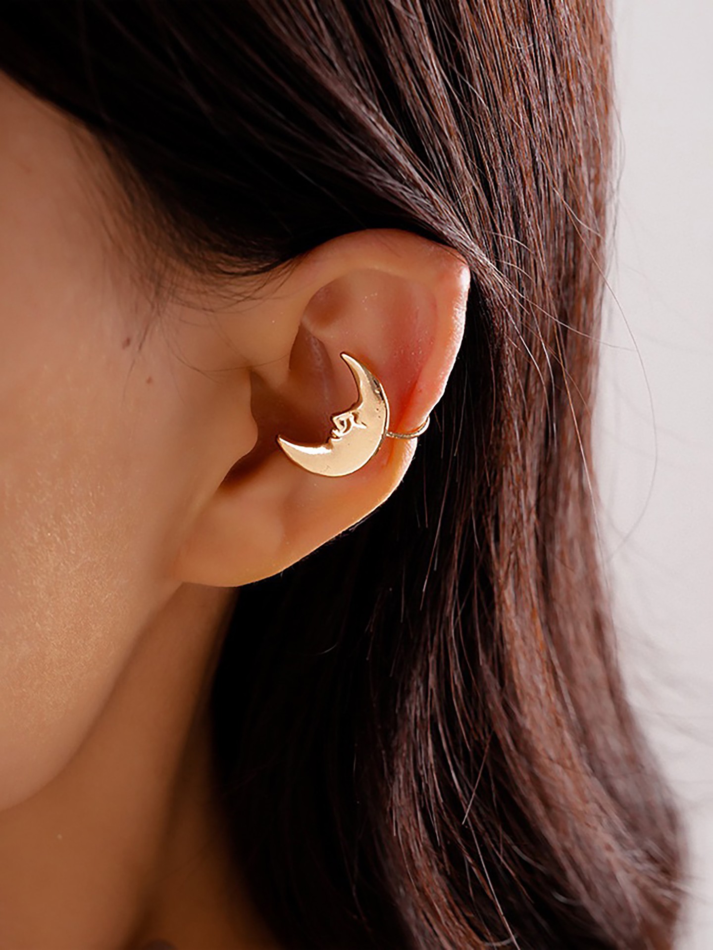 Moon Artificial Jewellery -Ear Cuff
