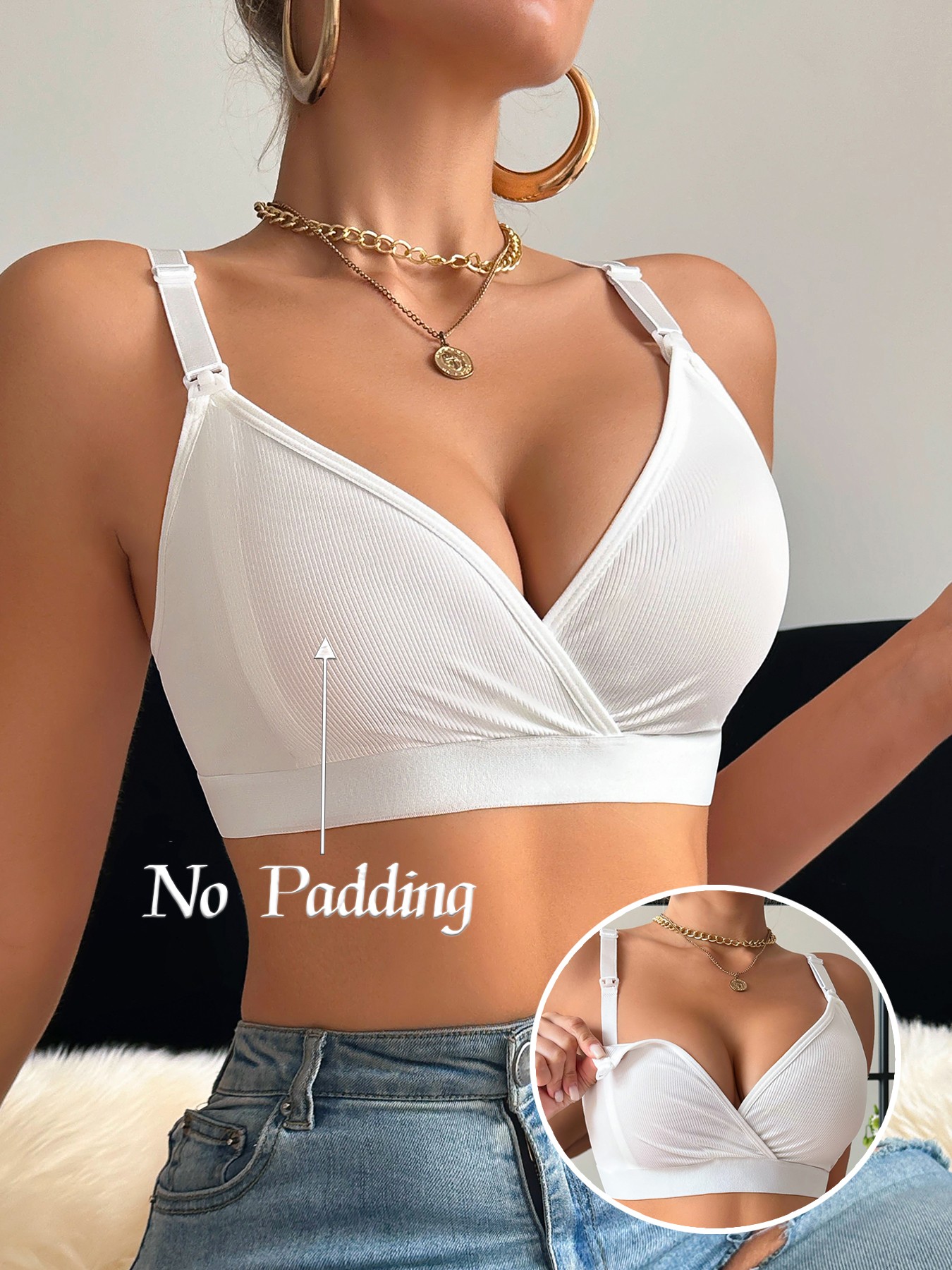 Crossed Freedom Bra