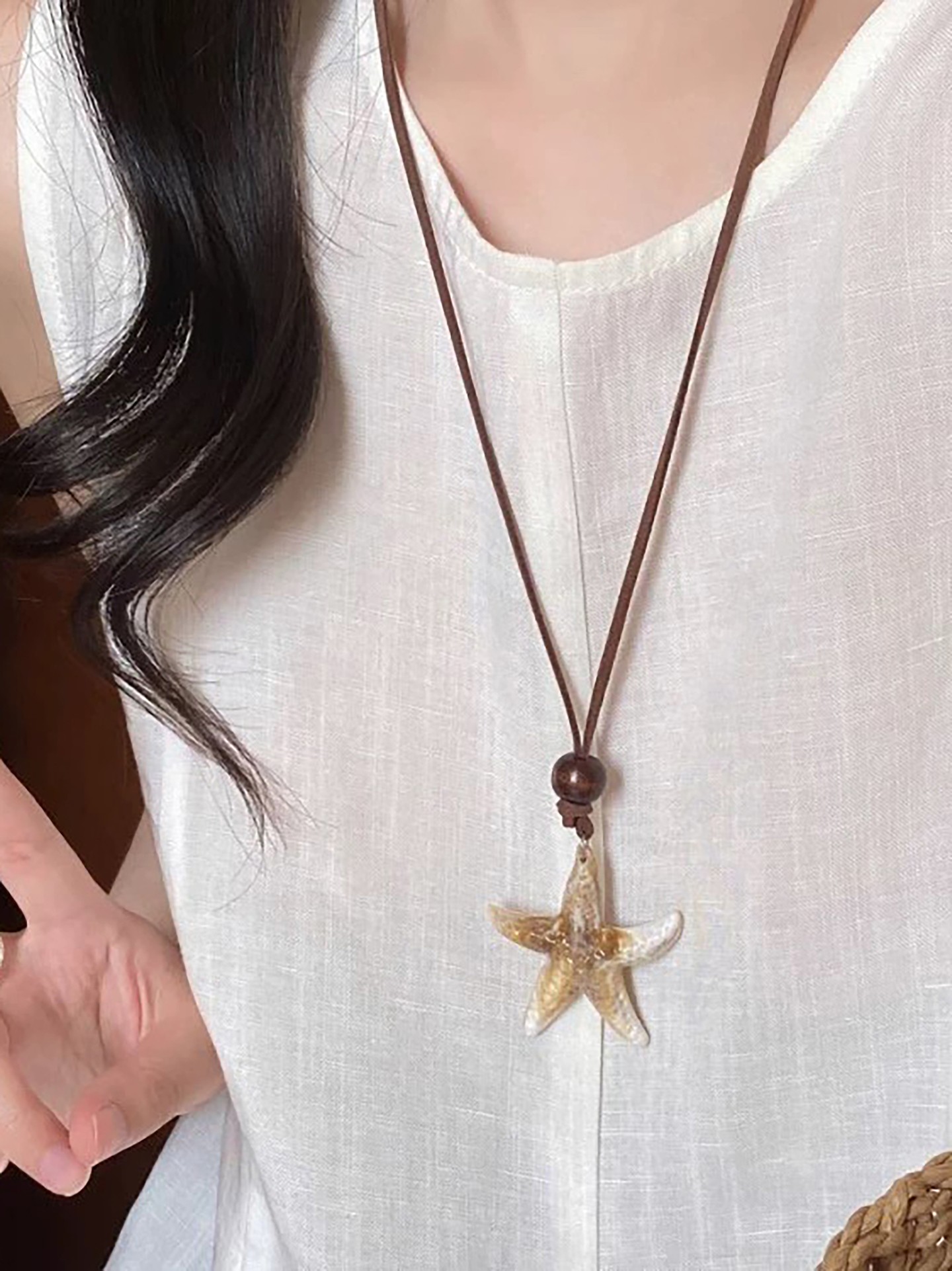 Starfish Artificial Jewellery - Sweater Chain
