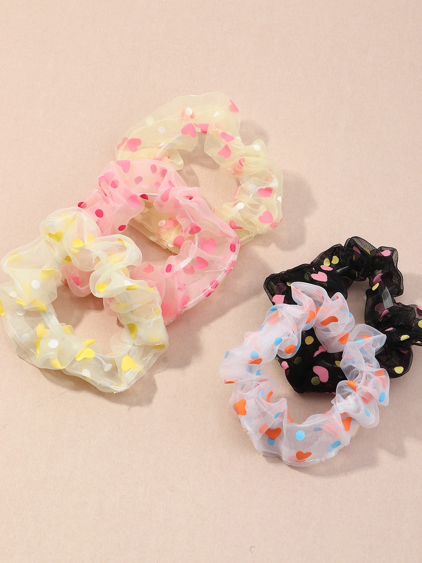 5 Pcs Ditsy Floral Hair Tie