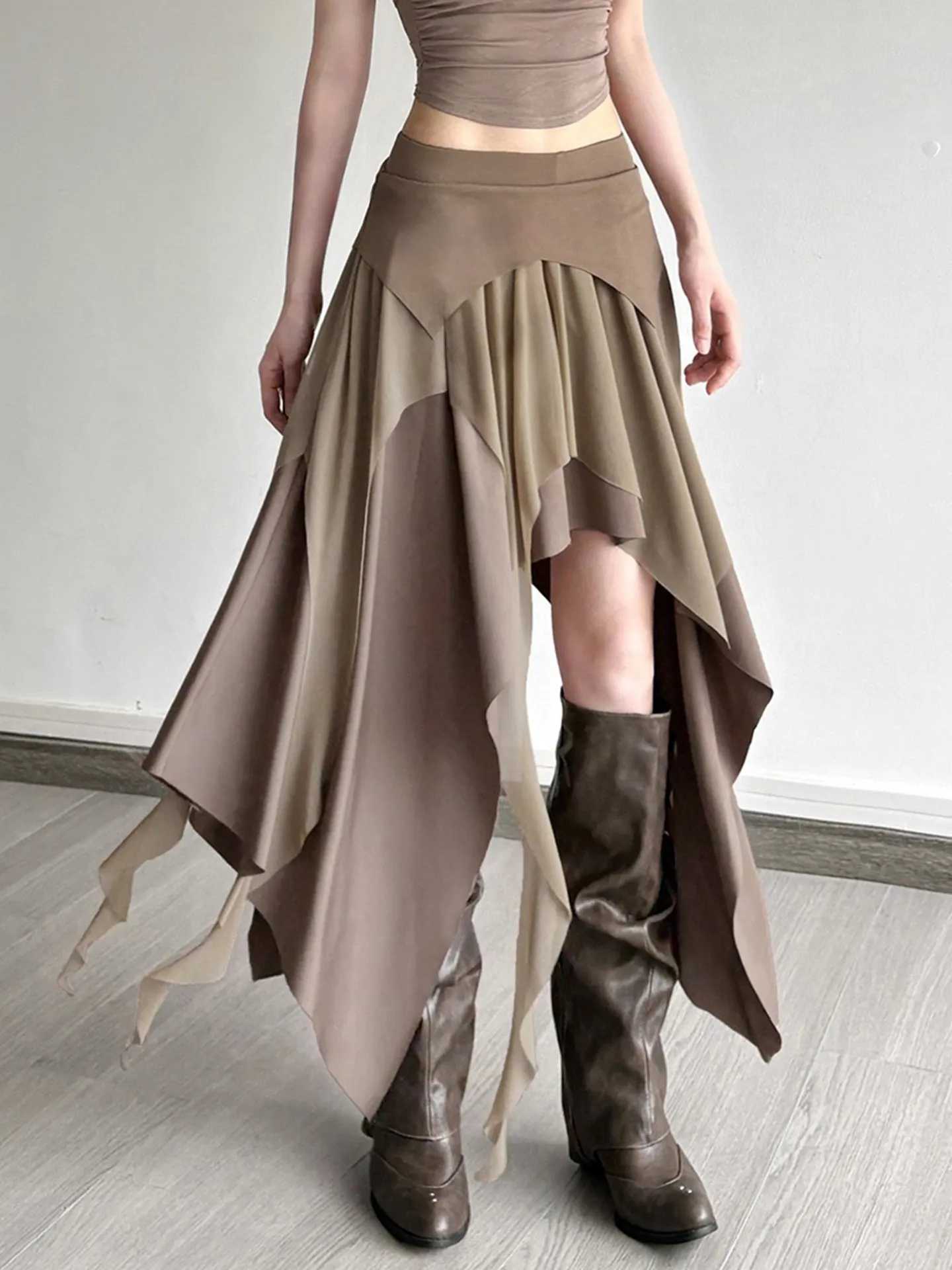 Asymmetrical Layered Skirt | Savana | Bestsellers