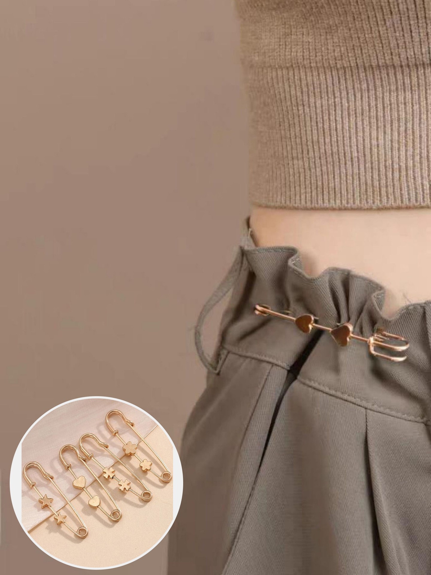 4pcs Star Clothing adjuster