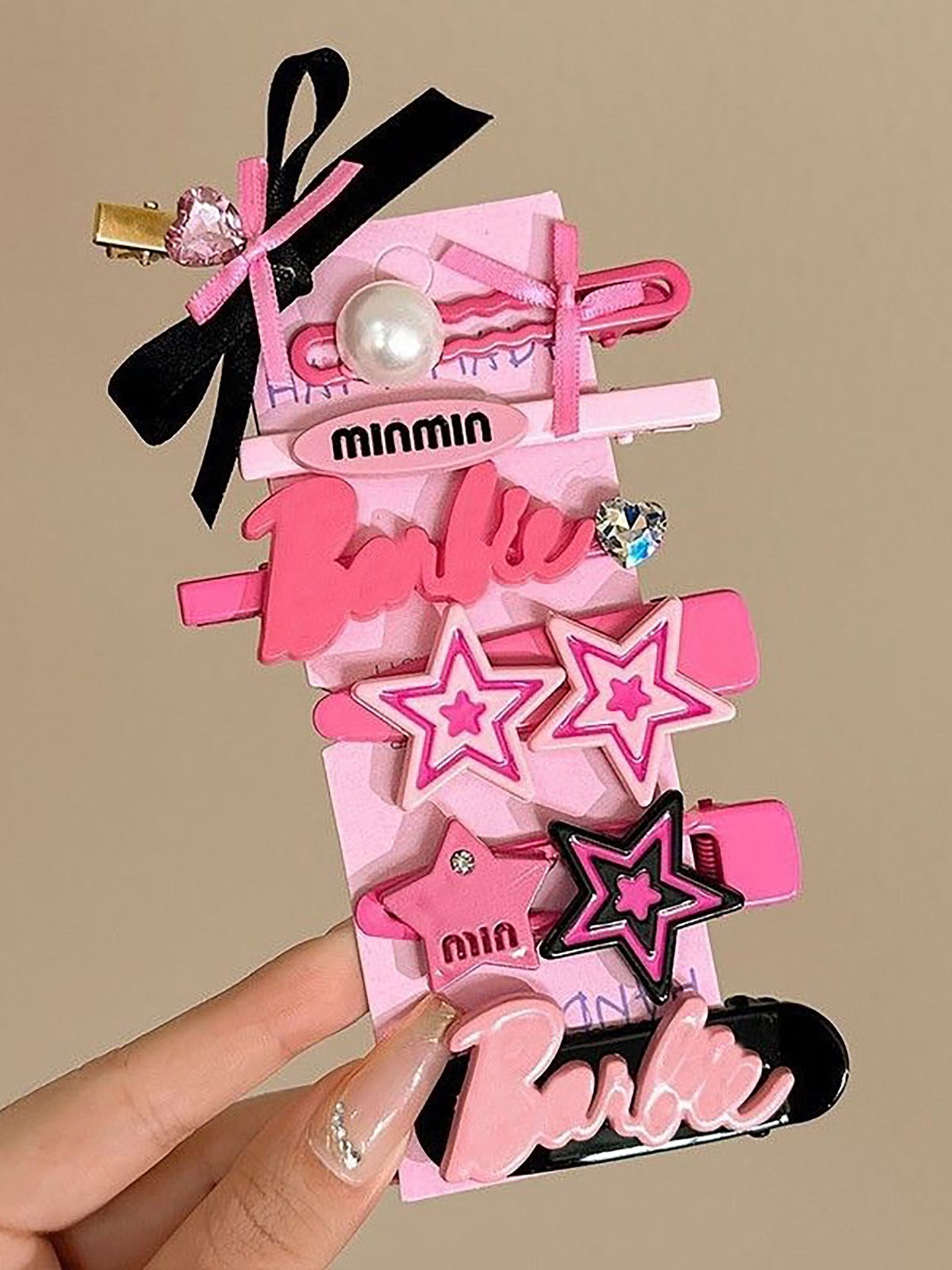 7 Pcs Star Hair Clip