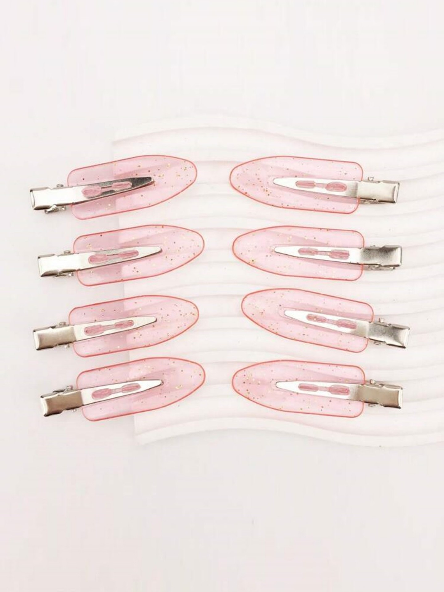 8 Pcs Glitter Hair Clip