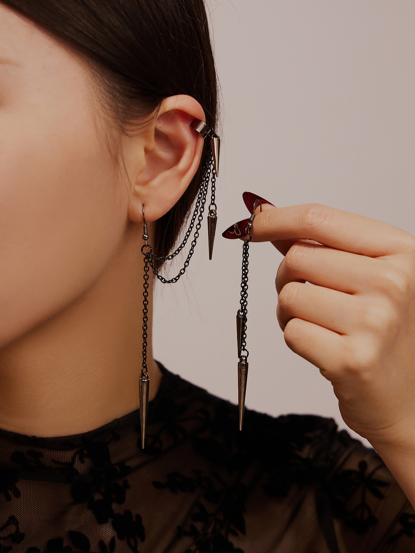 Chain Line Earrings