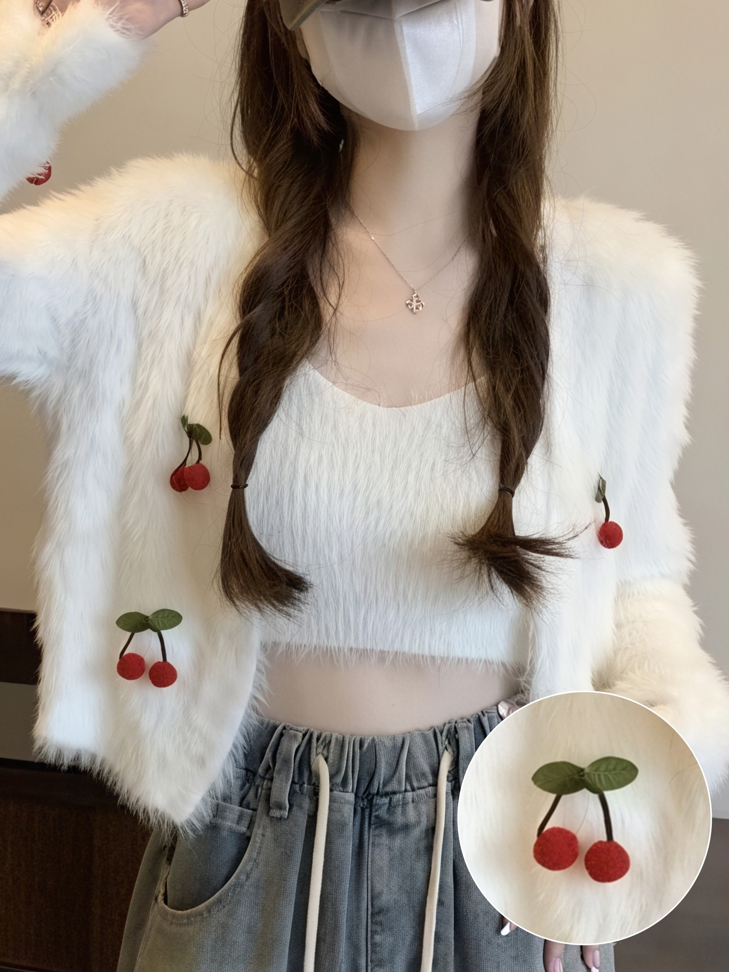 3D Floral Knit Cardigan