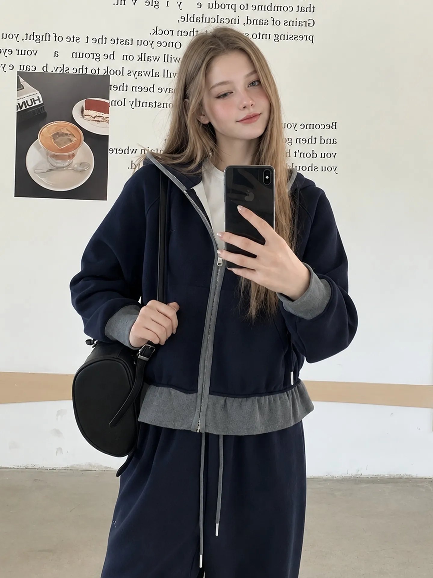 Postcodem Make Up Drawstring Zip Up Sweatshirt | Savana | Bestsellers